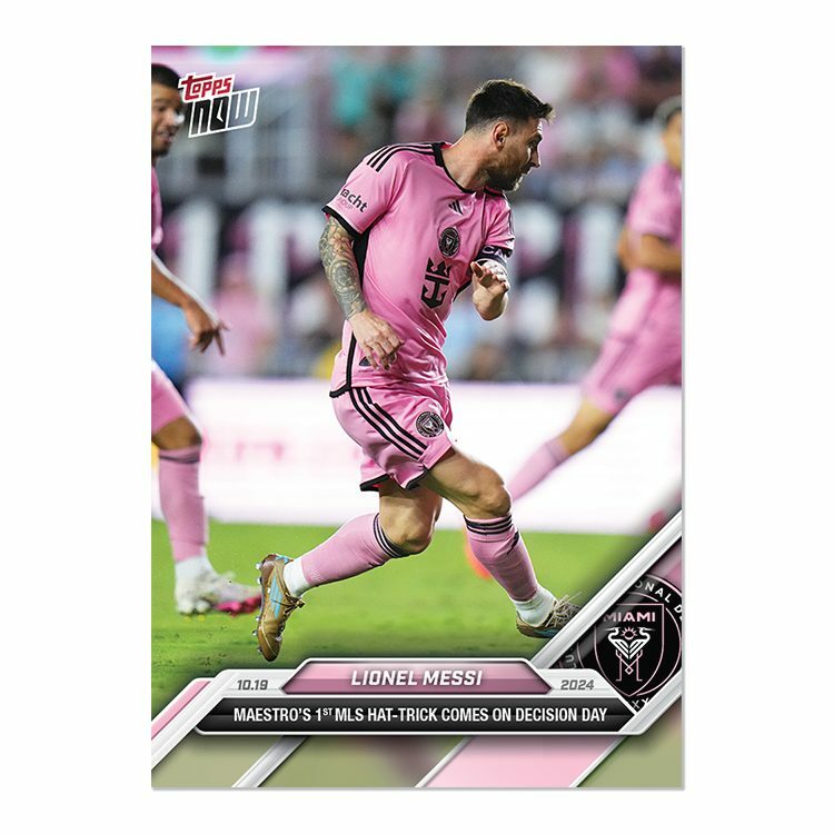 Lionel Messi  2024 MLS Topps NOW 官方授權球員卡