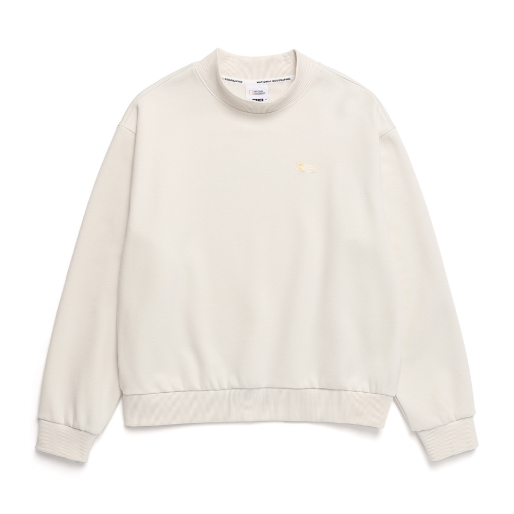RUFFLOG ラフロッグ MOCK NECK SWEAT BEIGE RUFFLOG ラフロッグ MOCK NECK SWEAT BEIGE