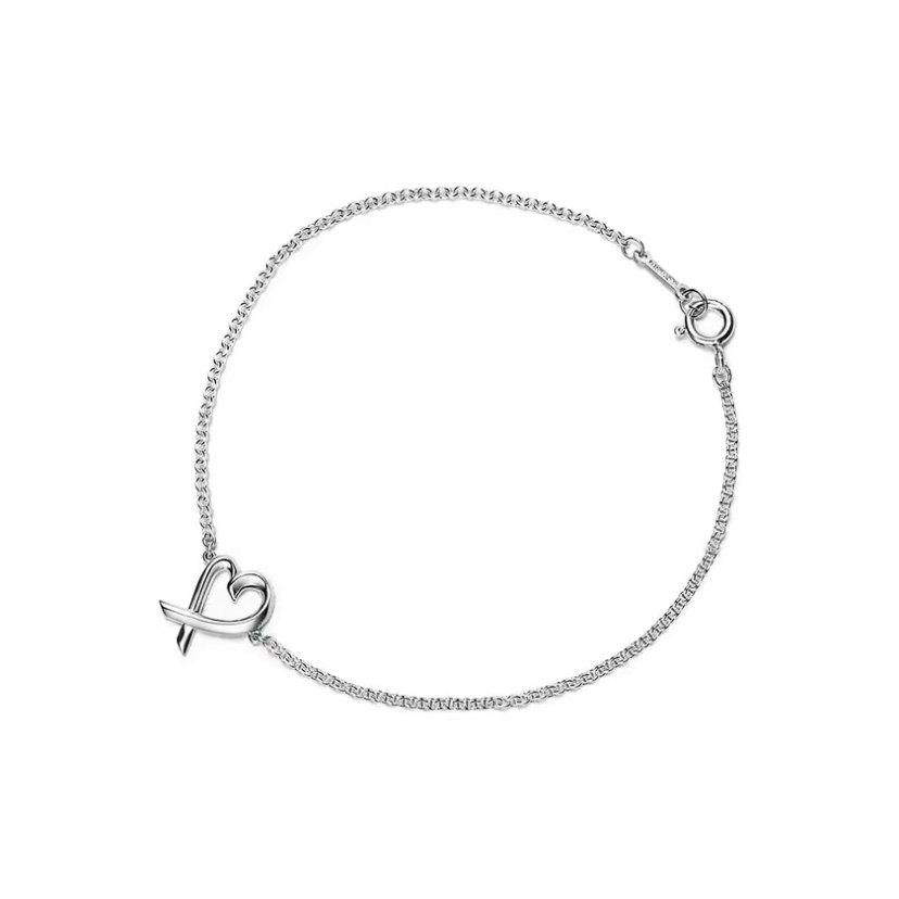 TIFFANY & CO. Paloma Picasso®Loving Heart 純銀中型手鏈