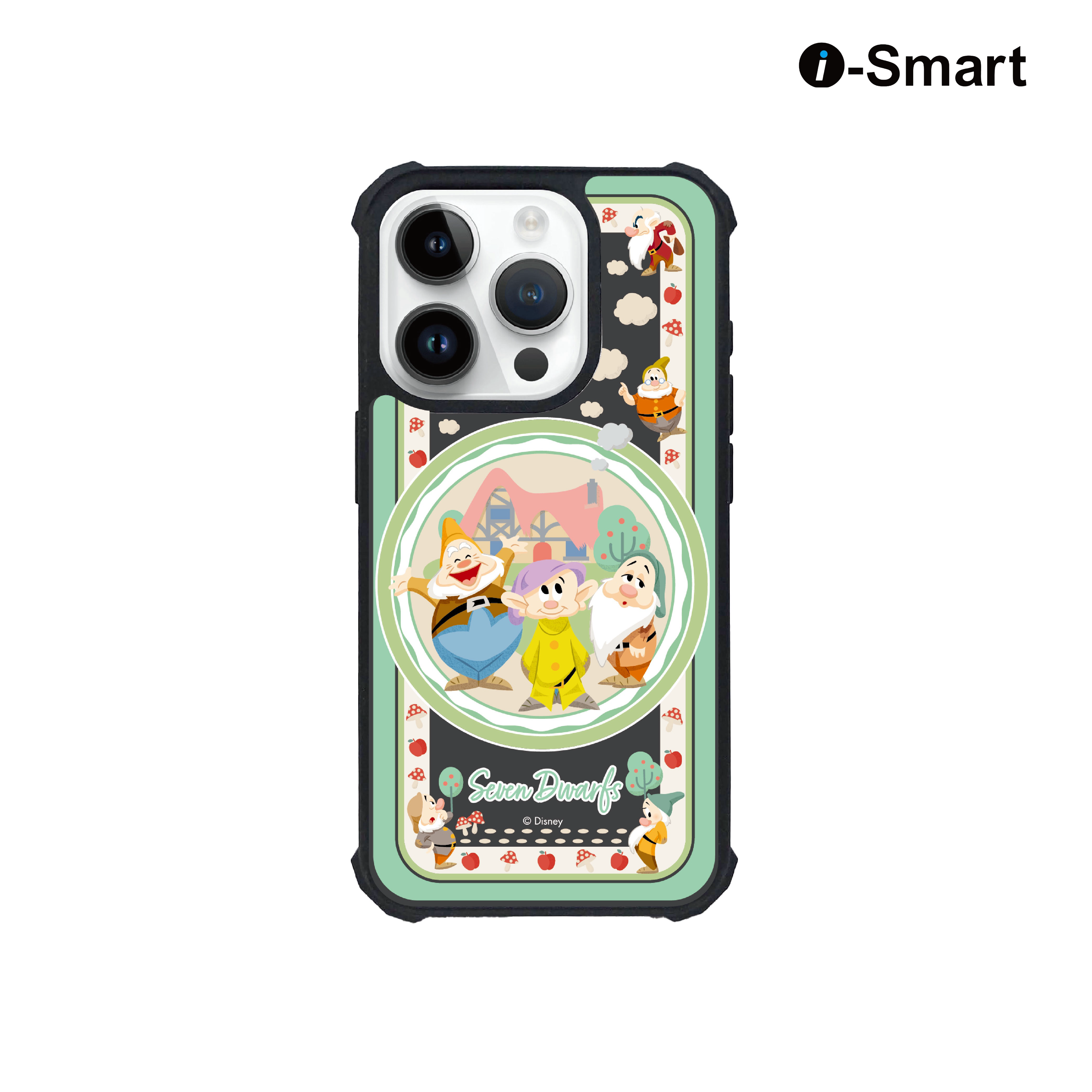 i-Smart透明磁吸手機保護殼-七個小矮人