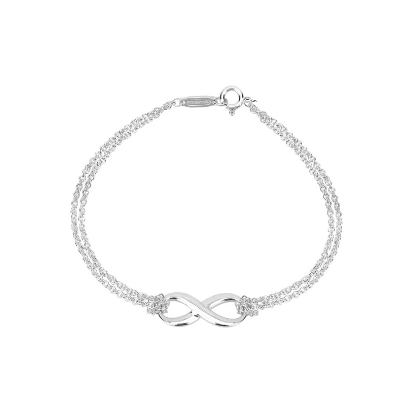 TIFFANY & CO. Tiffany Infinity 中型純銀手鏈
