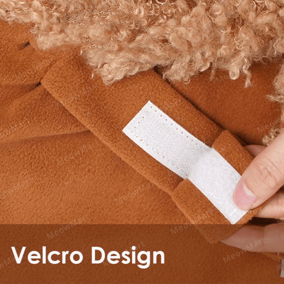 毛茸茸麋鹿貓披風貓斗篷