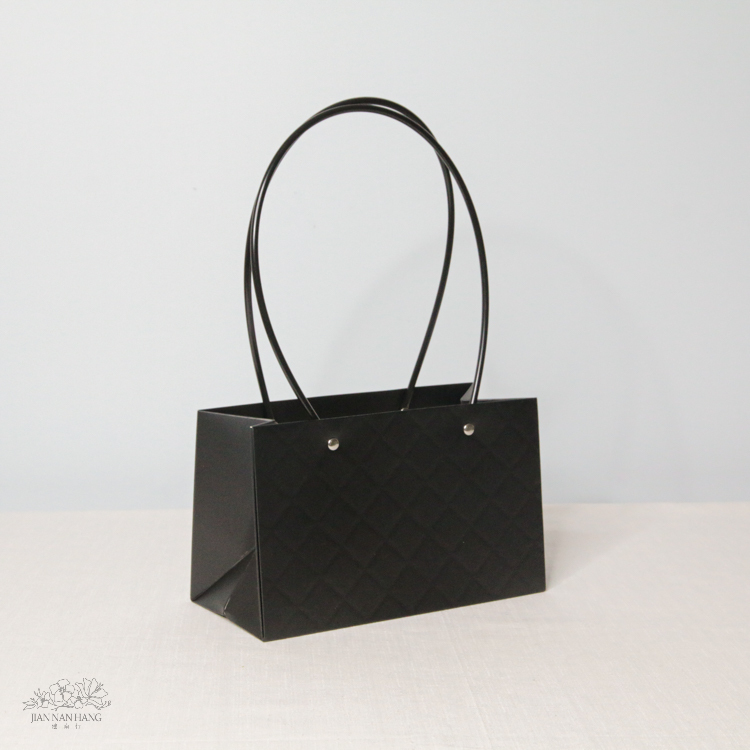 包裝 菱形壓紋手提袋 2色