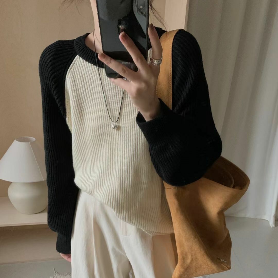 正韓ᴷᴼᴿᴱᴬ 🇰🇷可甜可鹹針織上衣（三色）