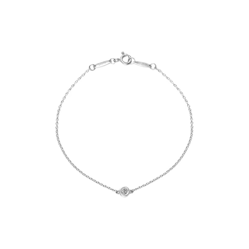 TIFFANY & CO. Elsa Peretti® Diamonds / Color by the Yard 純銀 鑽石 / 寶石手鏈