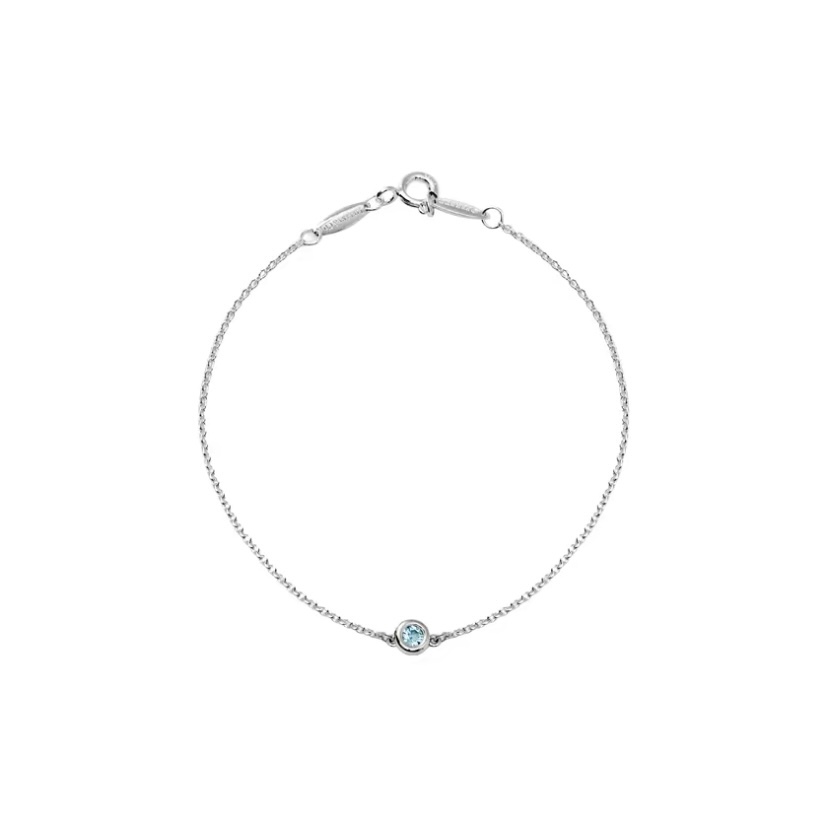 TIFFANY & CO. Elsa Peretti® Diamonds / Color by the Yard 純銀 鑽石 / 寶石手鏈