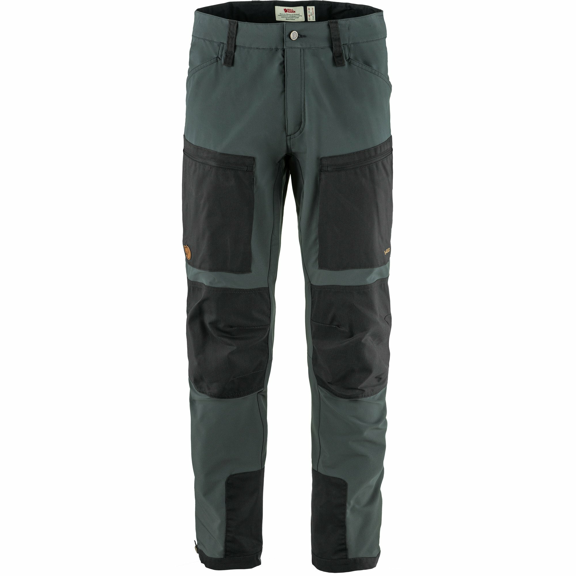 Fjallraven 北極狐 Keb Agile Trousers M 男款 G-1000®彈性耐磨長褲 健行長褲 F86411-050-048 玄武岩灰/鐵灰 [HappyOutdoor]