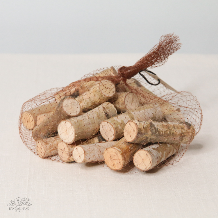 天然素材 YW136樺木段 7CM 白