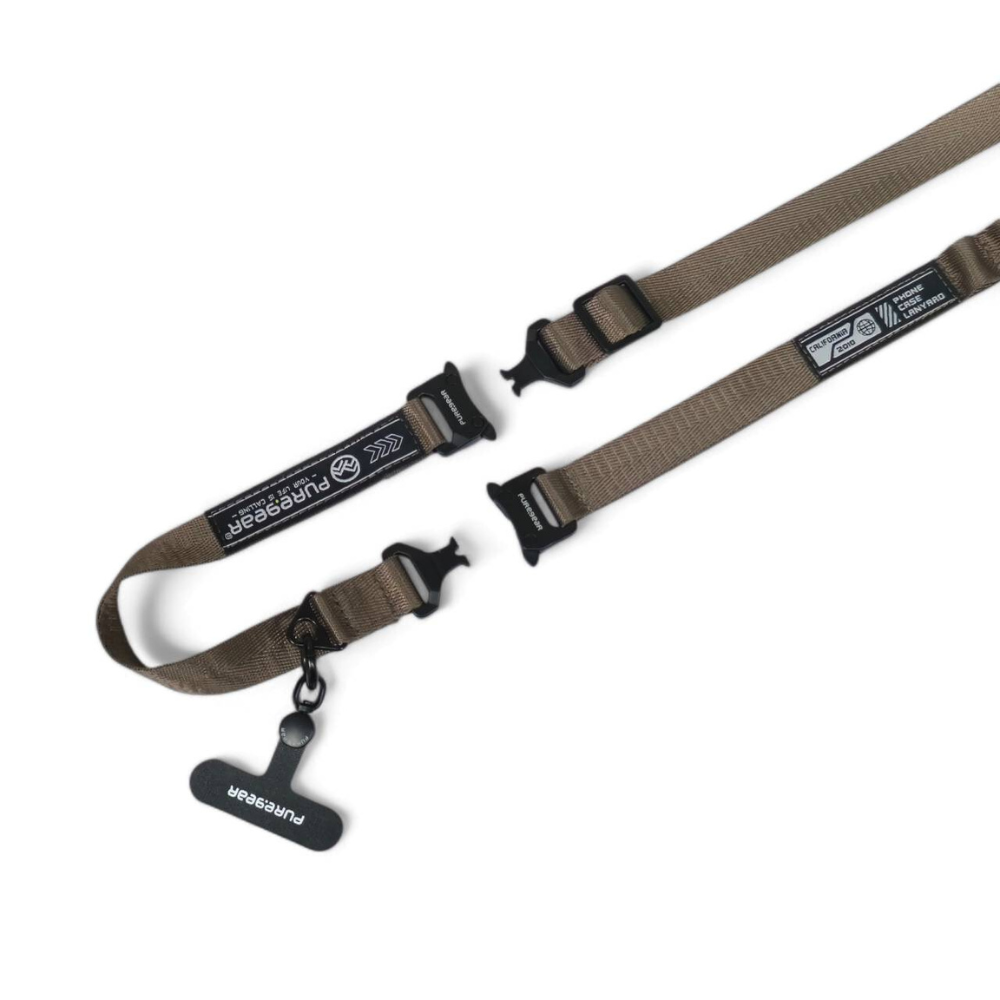 兩用複合式機能快扣背帶 / 棕