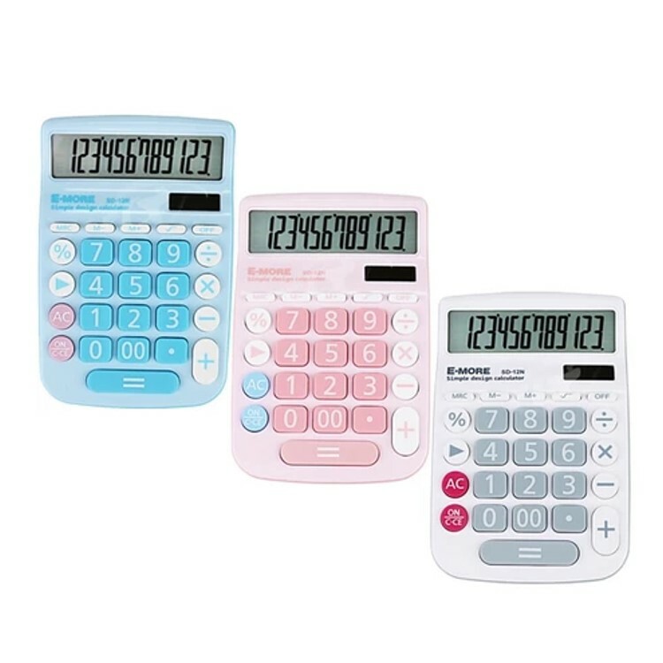 E-more 彩色12位計算機 SD-12N