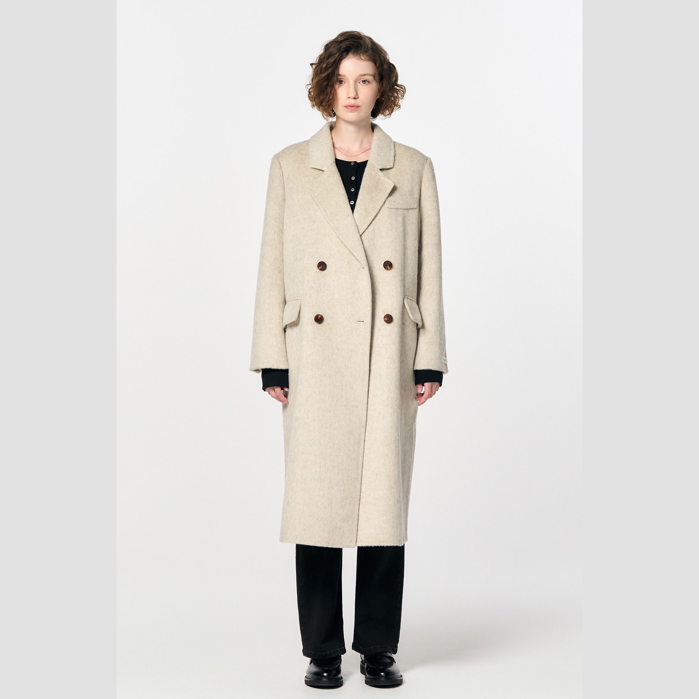 [GENERAL IDEA] NEW CLASSIC WOOL HANDMADE LONG COAT