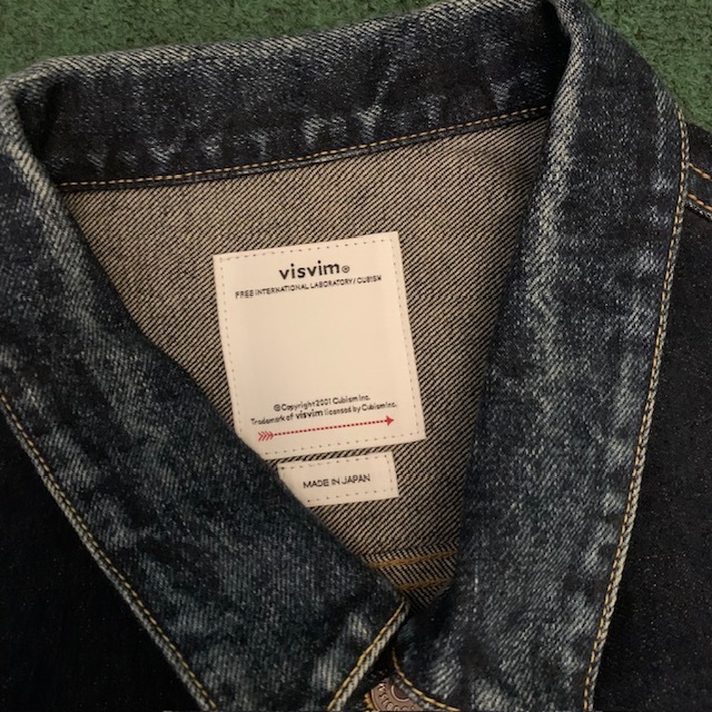 VISVIM SOCIAL SCULPTURE 101XX JKT DMGD MUD OVERDYE *泥染 - SIZE 3 IN STOCK NOW (現貨發售中)