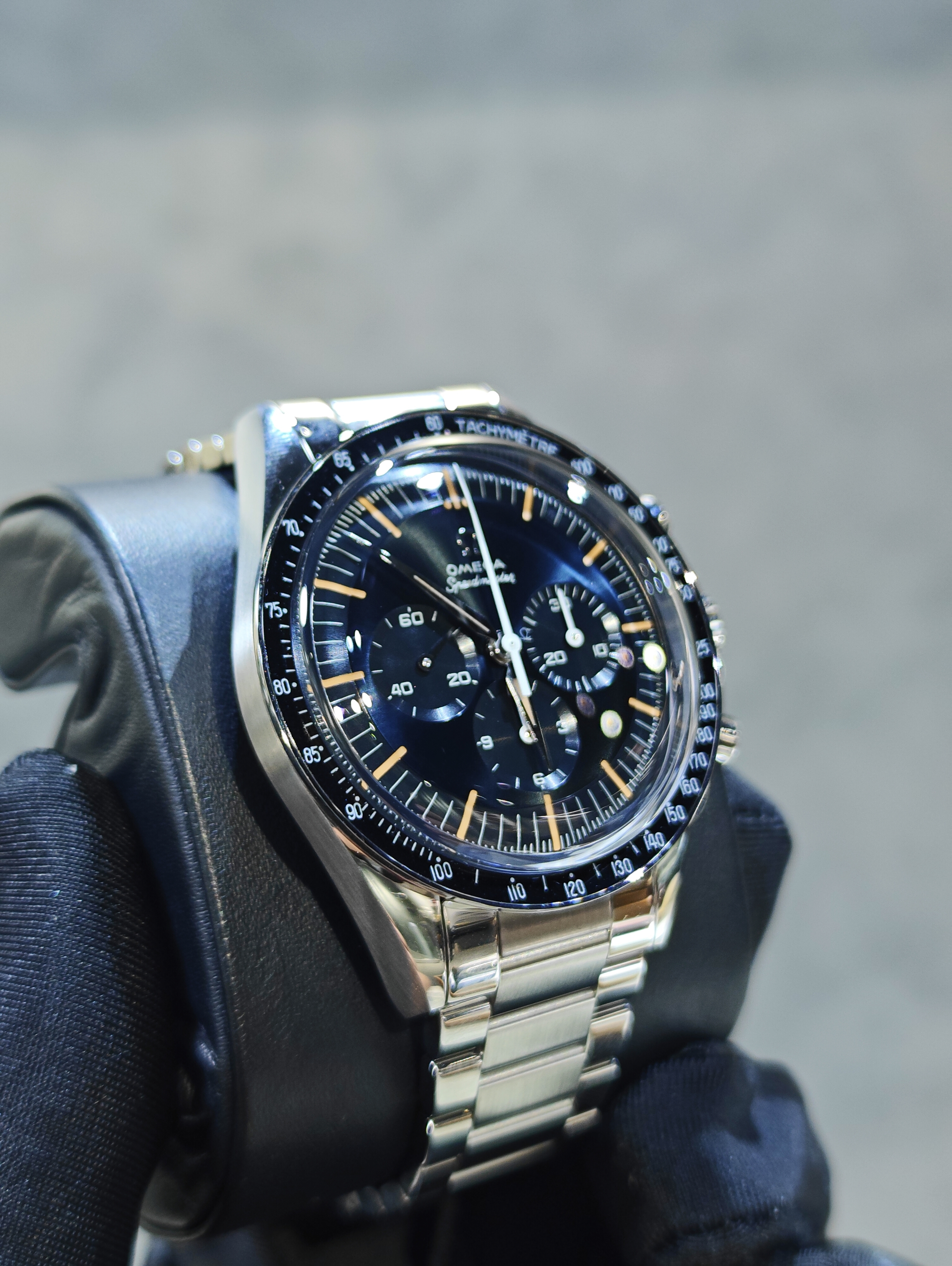 BRAND NEW OMEGA SPEEDMASTER ANVVIVERSARY 310.30.40.50.06.001 31030405006001 BLUE DIAL CHRONOMETER STEEL 39MM FOIS