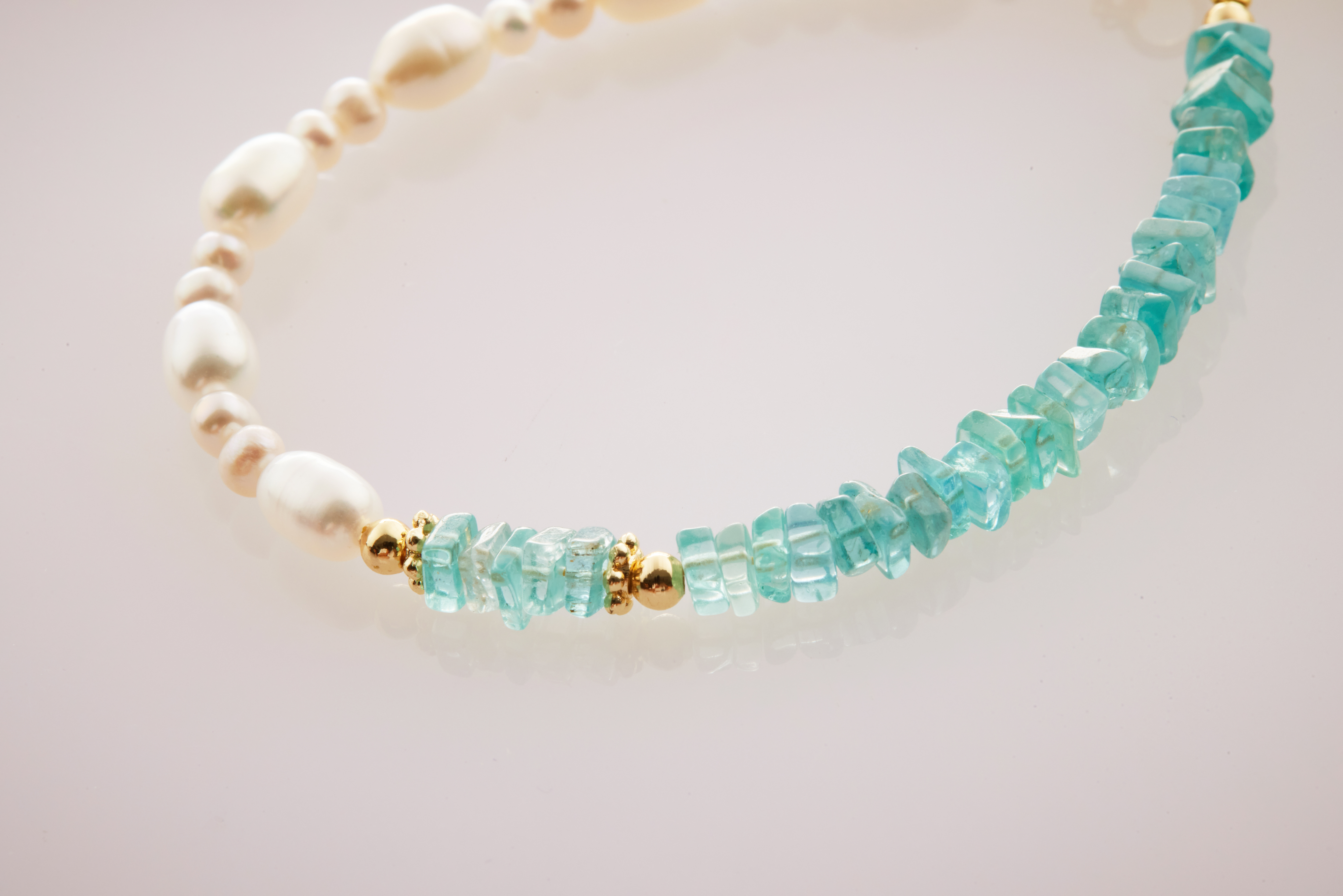 B329  |純銀珍珠水晶手鍊