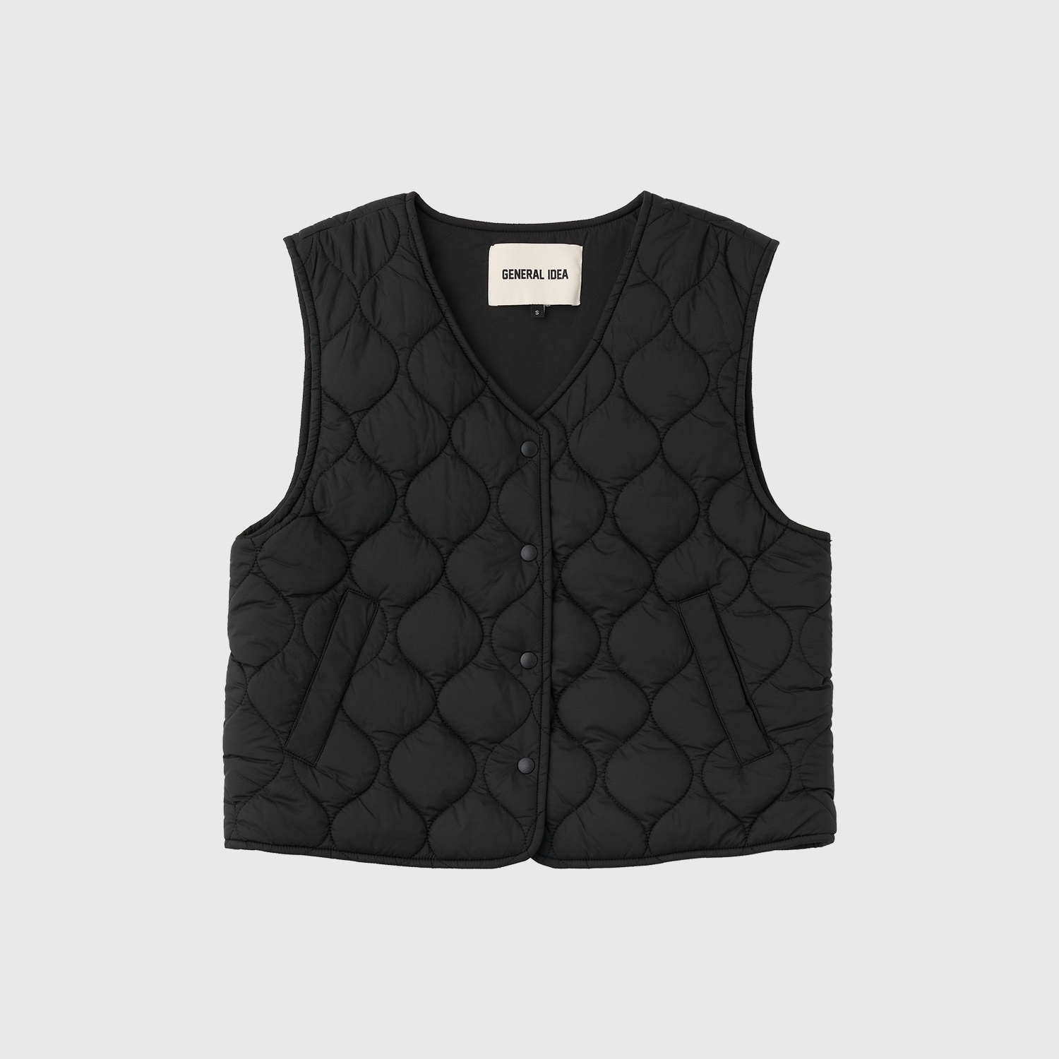 [GENERAL IDEA] V-NECK PADDING VEST