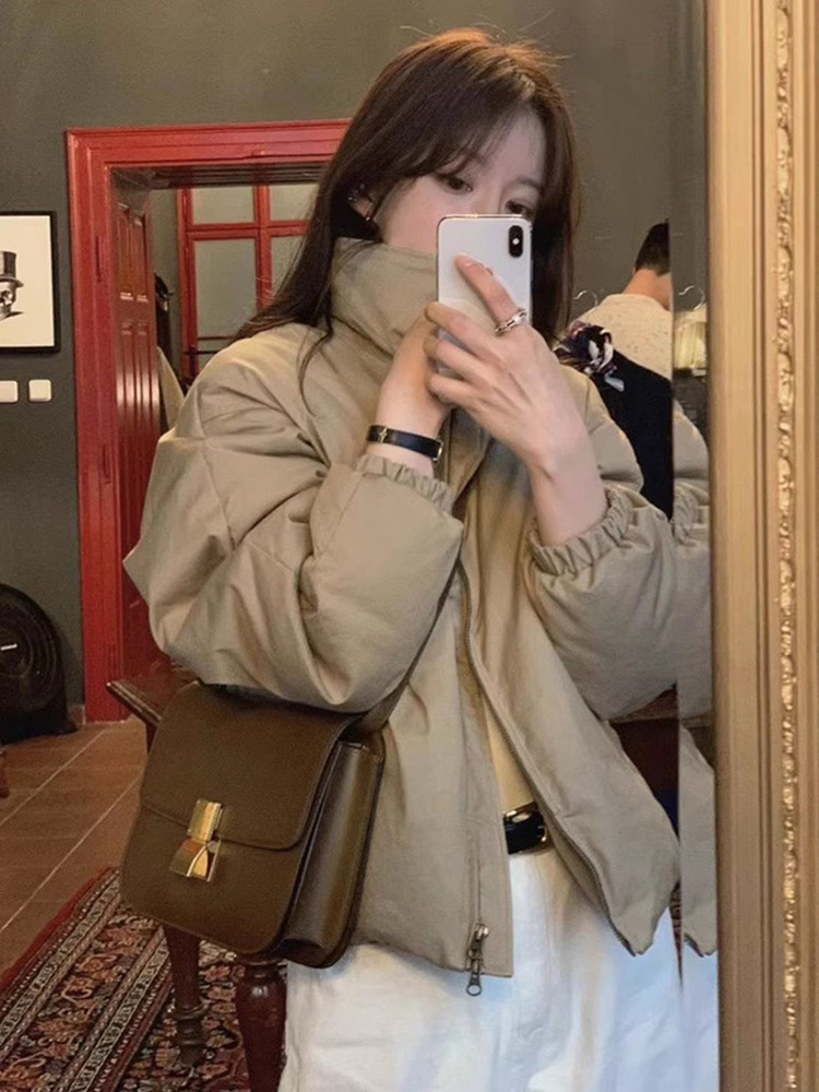 ᴷᴼᴿᴱᴬ 🇰🇷Object簡約翻領羽絨衣