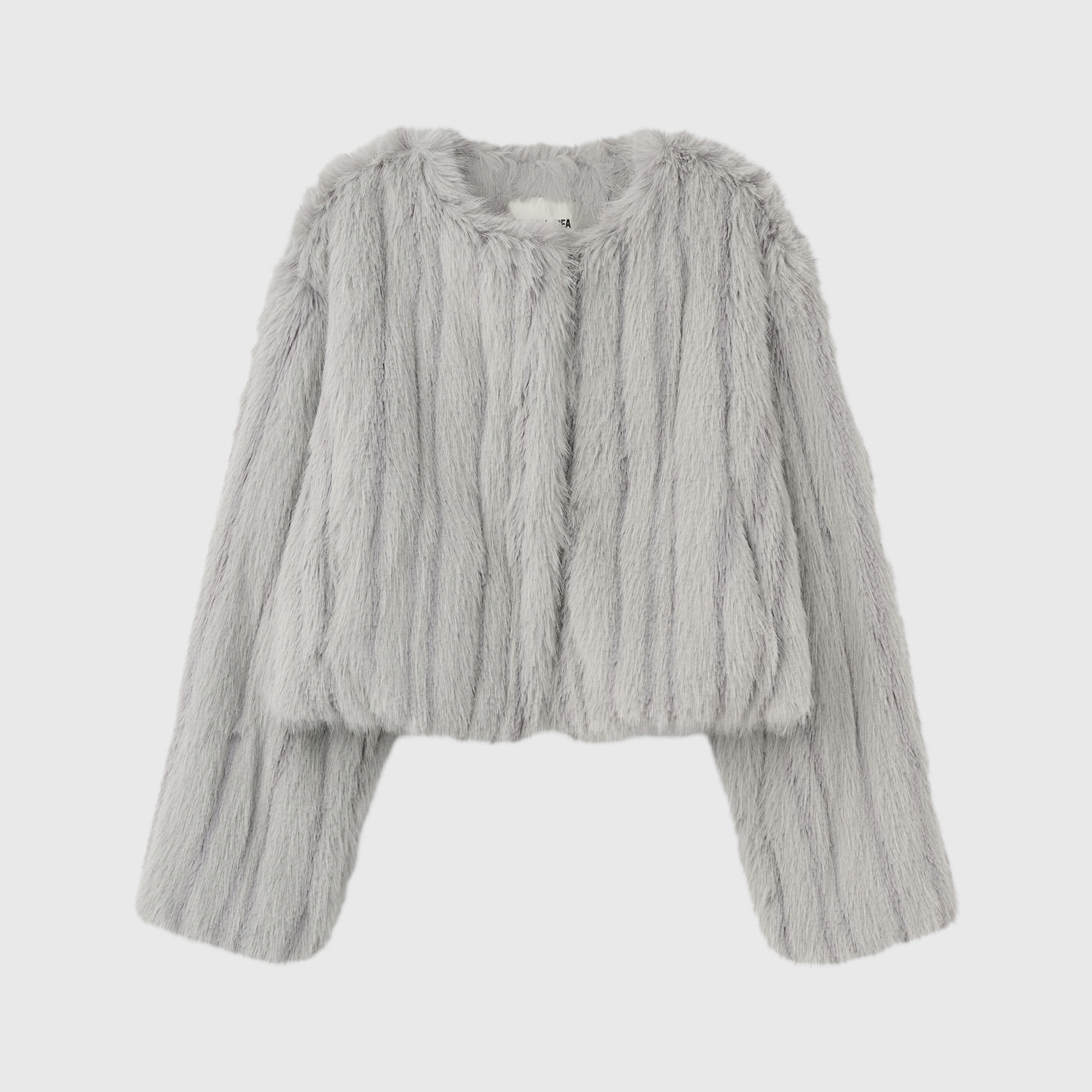 [GENERAL IDEA] NO-COLLAR FUR JACKET