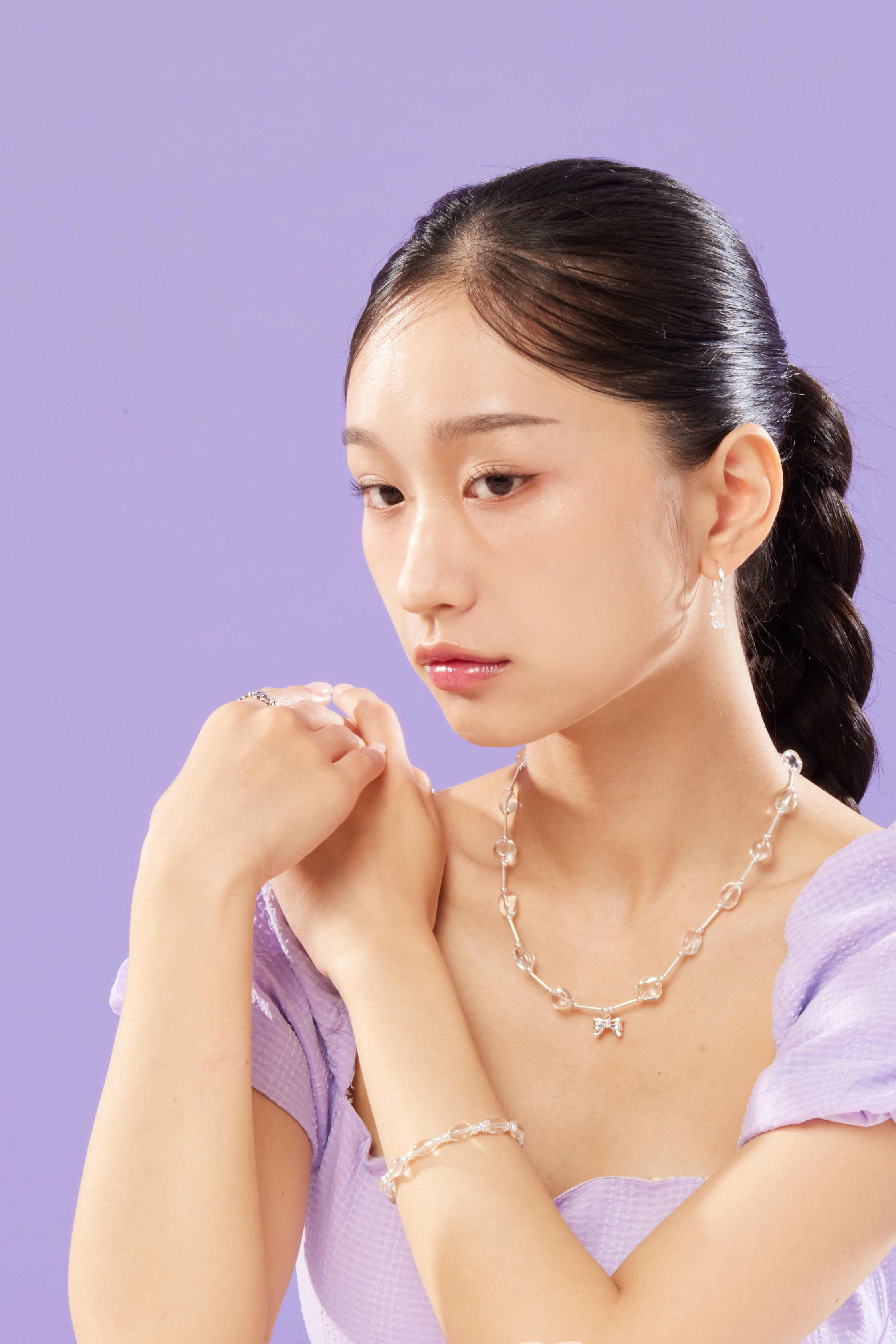 B331  | 純銀水晶手鍊