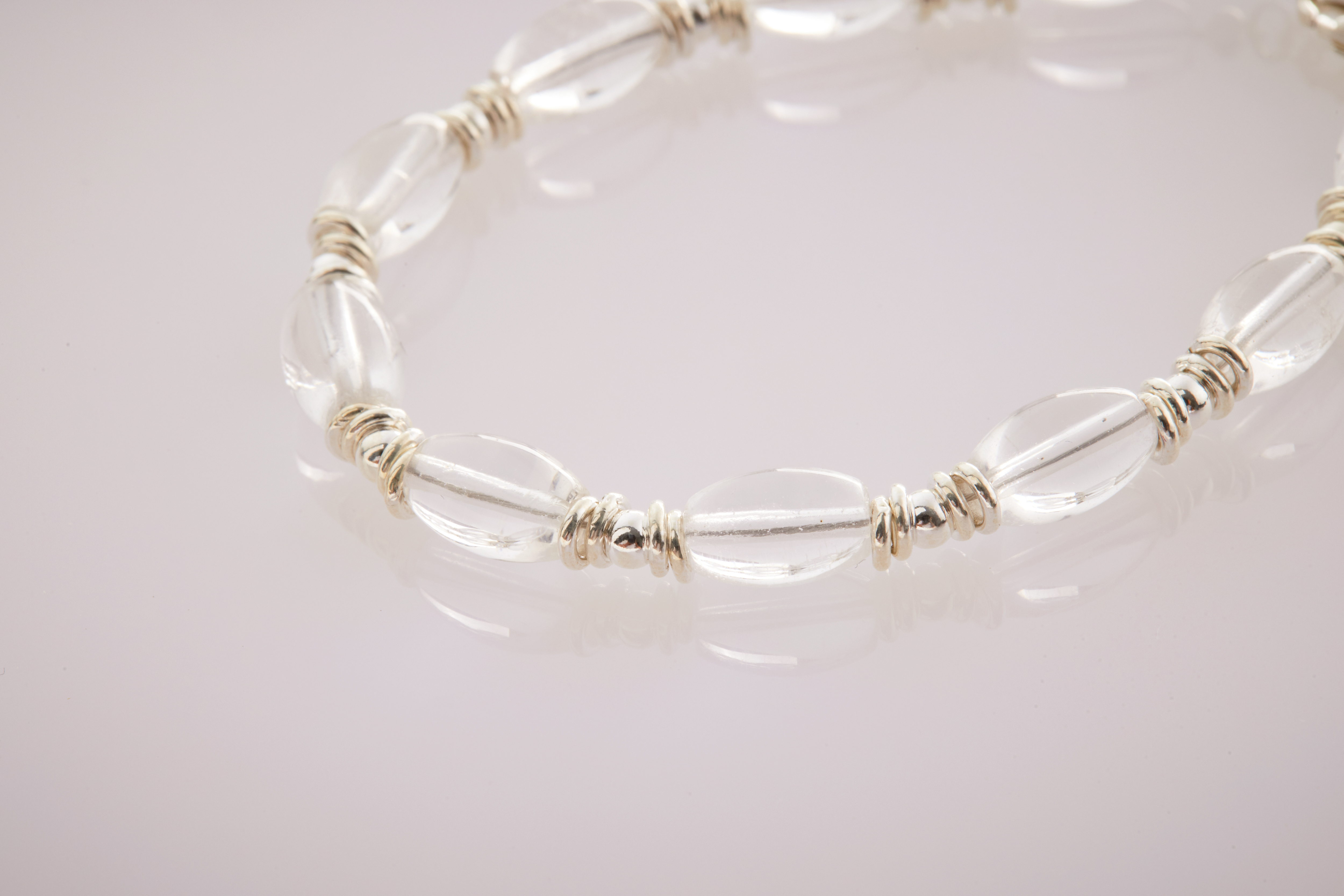 B331  | 純銀水晶手鍊