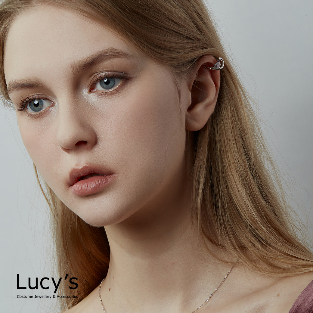 愛心繚繞 耳骨夾 (二色) (121293/121294)