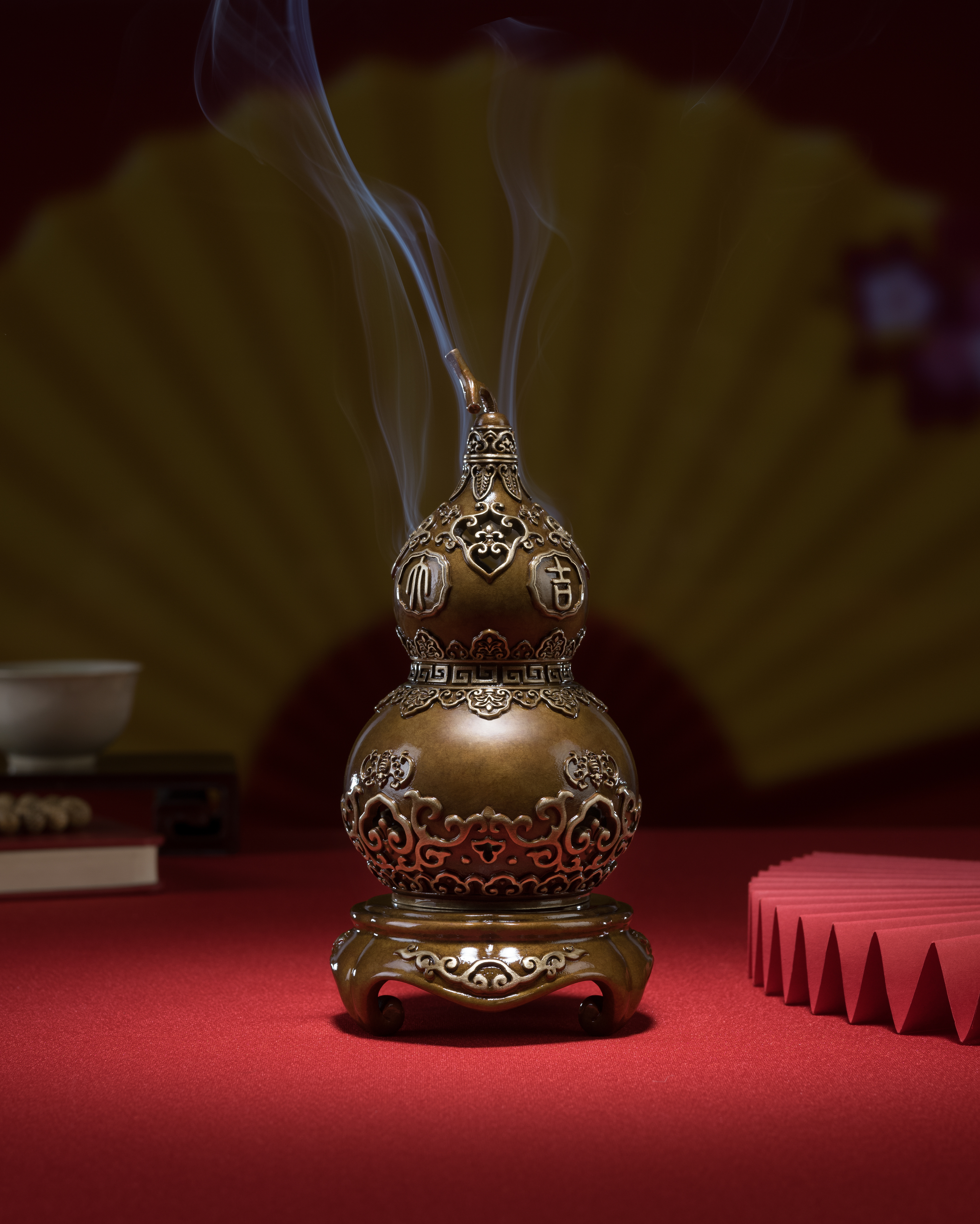 福祿香爐｜銅作工藝品