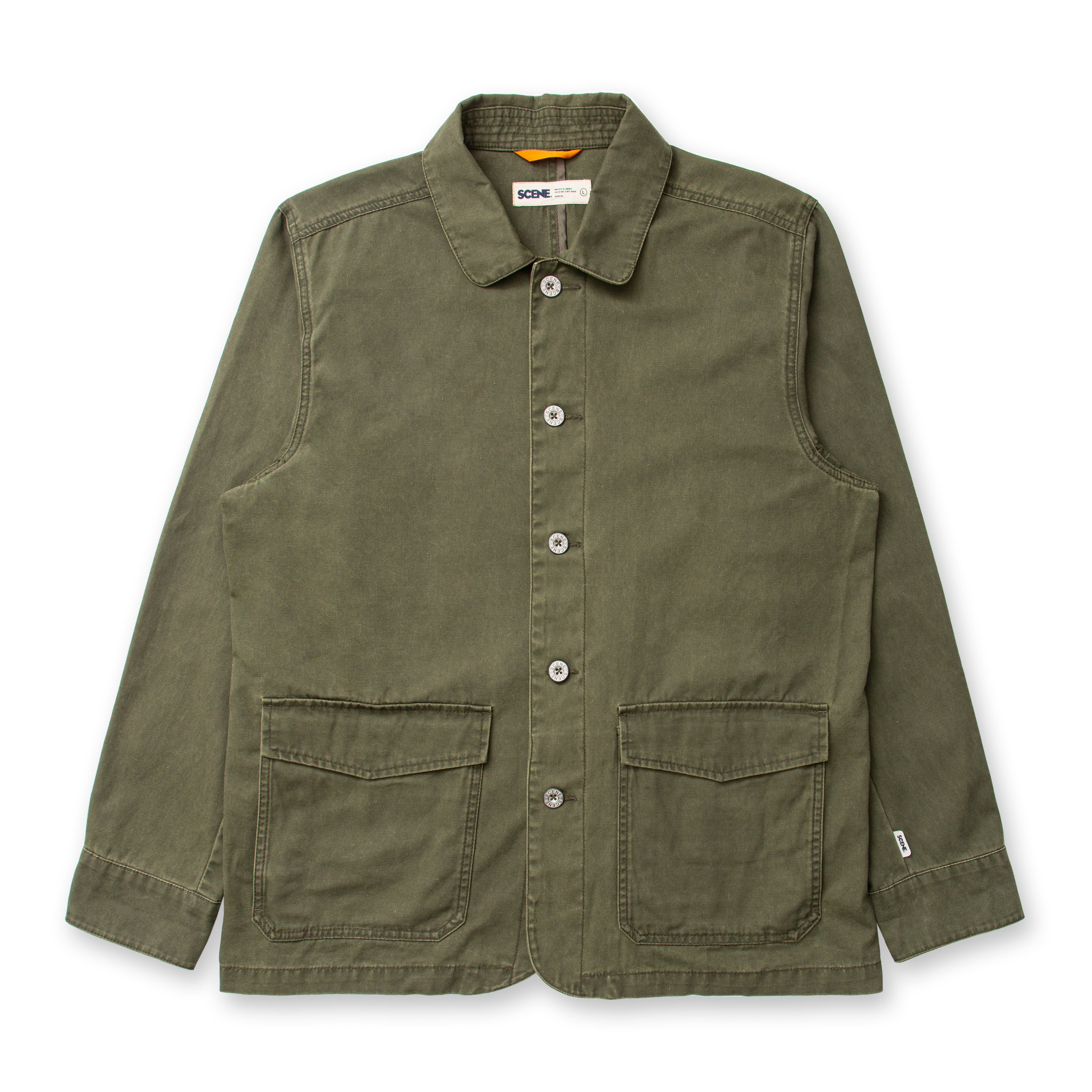 Pigment Canvas Jacket // Olive