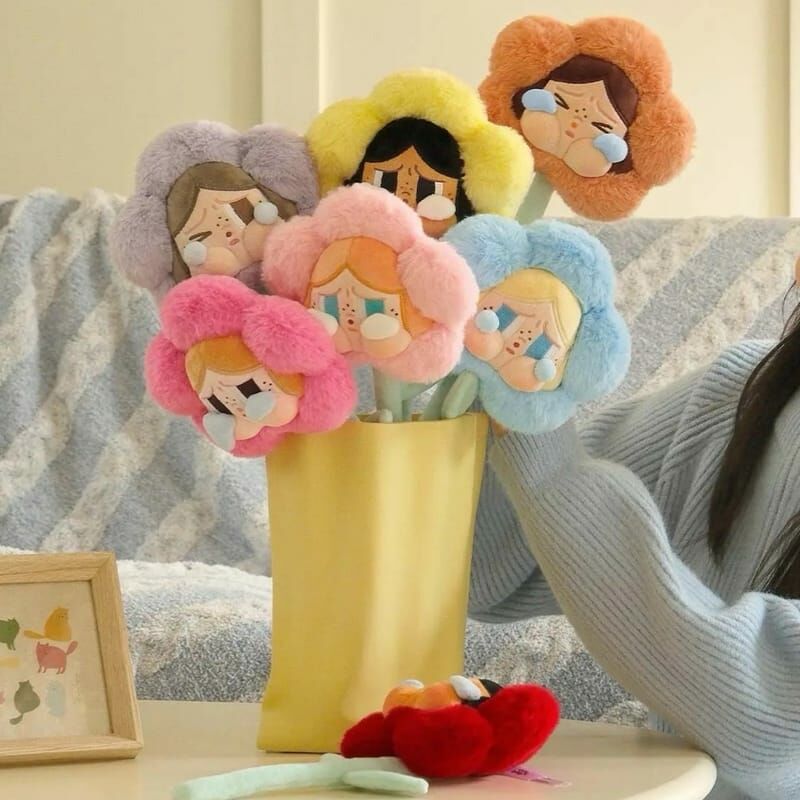 POPMART 泡泡瑪特 CRYBABY 哭娃 悲傷俱樂部 毛絨花朵款 盲盒 6+1款 畢業禮物 送禮