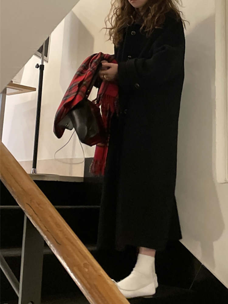 ᴷᴼᴿᴱᴬ 🇰🇷簡約優雅羊毛大衣(兩色)
