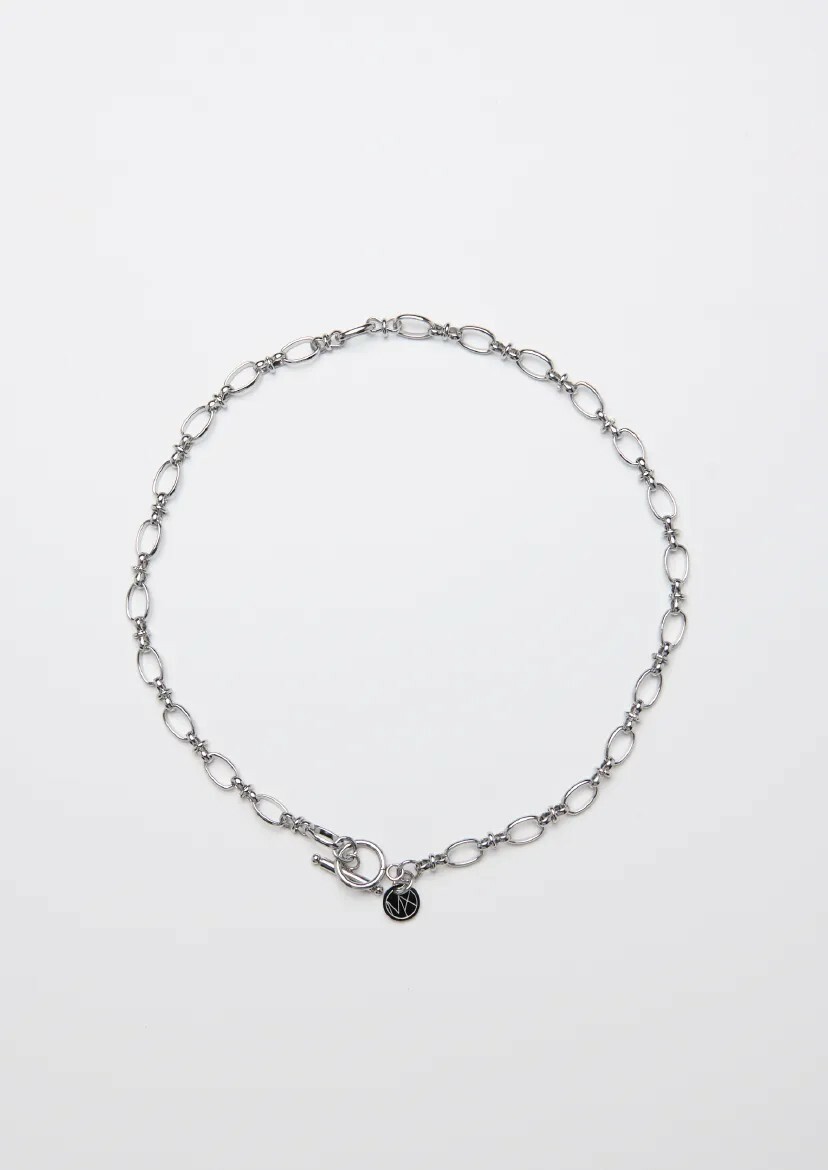 MIXTURE MN028 蛋型 空心 特殊 鏈身 純鋼 項鍊