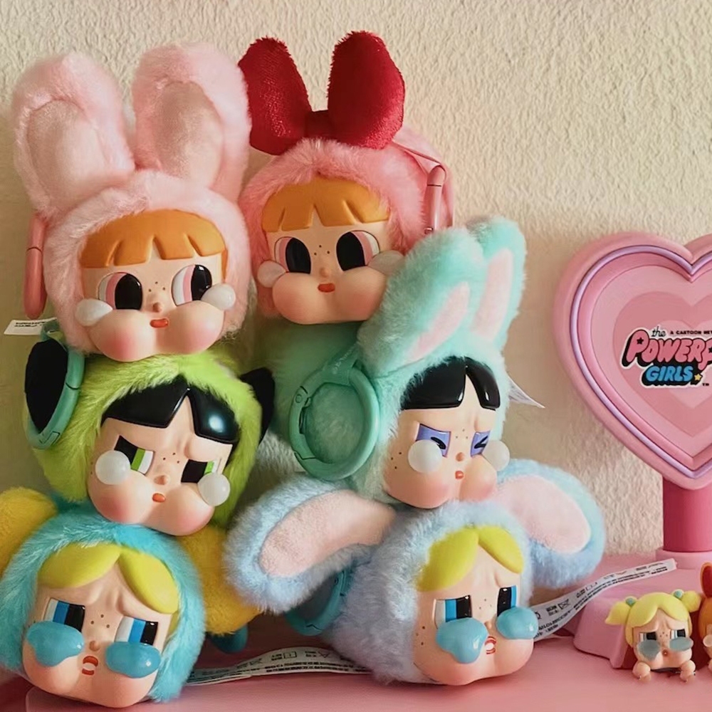 <現貨+預購> POP MART 泡泡瑪特 X CRYBABY 飛天小女警 哭哭臉 搪膠臉毛絨 磁吸鑰匙圈 吊飾 掛飾 盒玩 盲盒