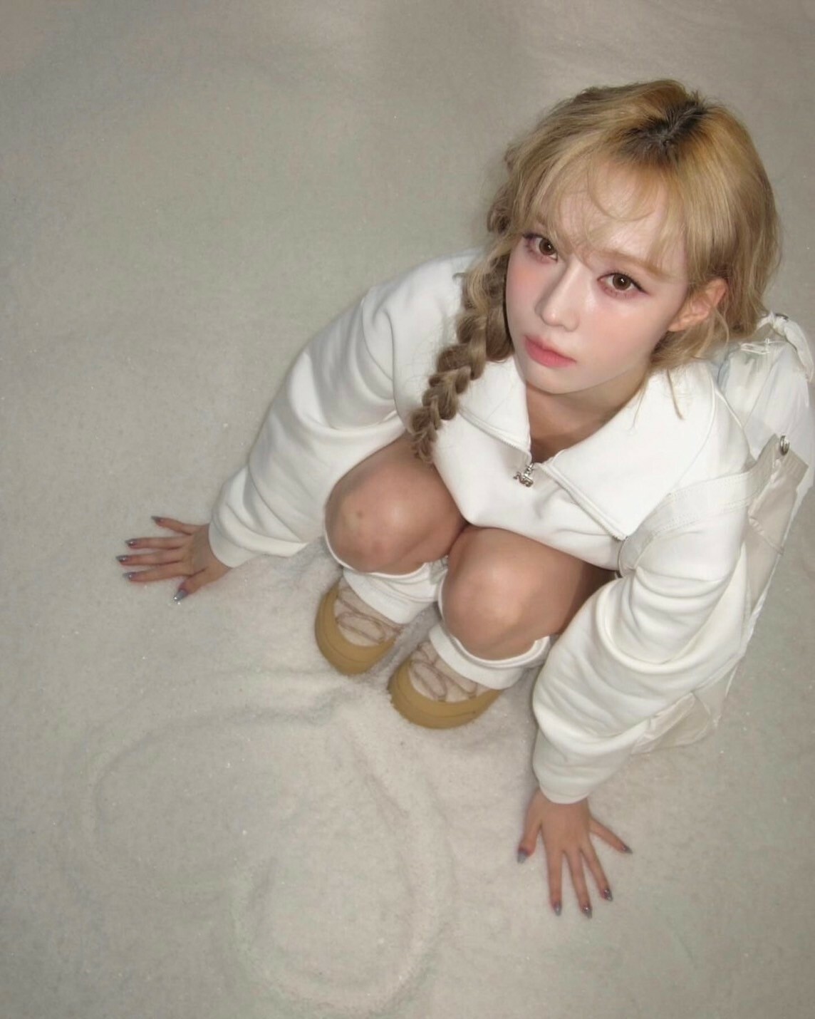 New Balance Puflee Warm 羊羔毛 綁帶麵包穆勒鞋  韓國限定