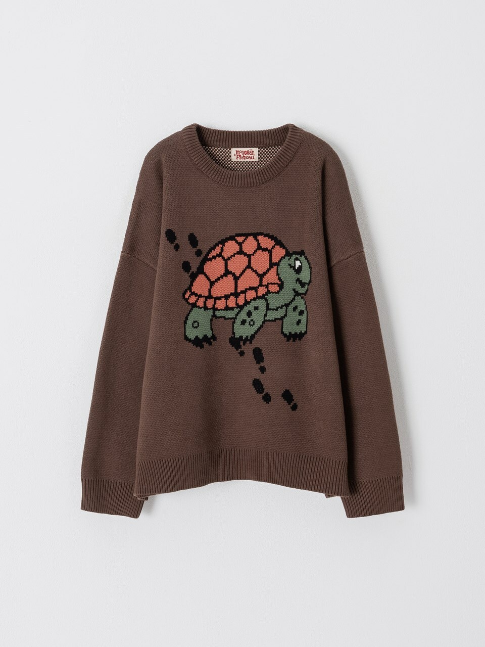 PLATEAU X mouggan 棉混紡烏龜毛衣