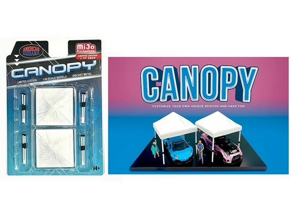 AMERICAN DIORAMA FIGURE CANOPY WHITE