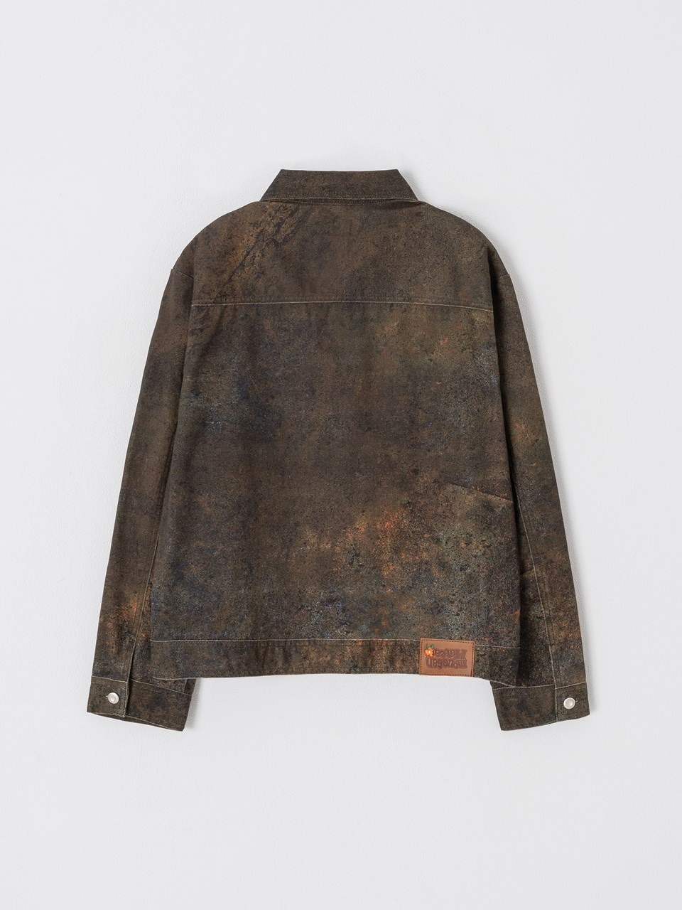 PLATEAU X mouggan 鐵鏽印刷外套