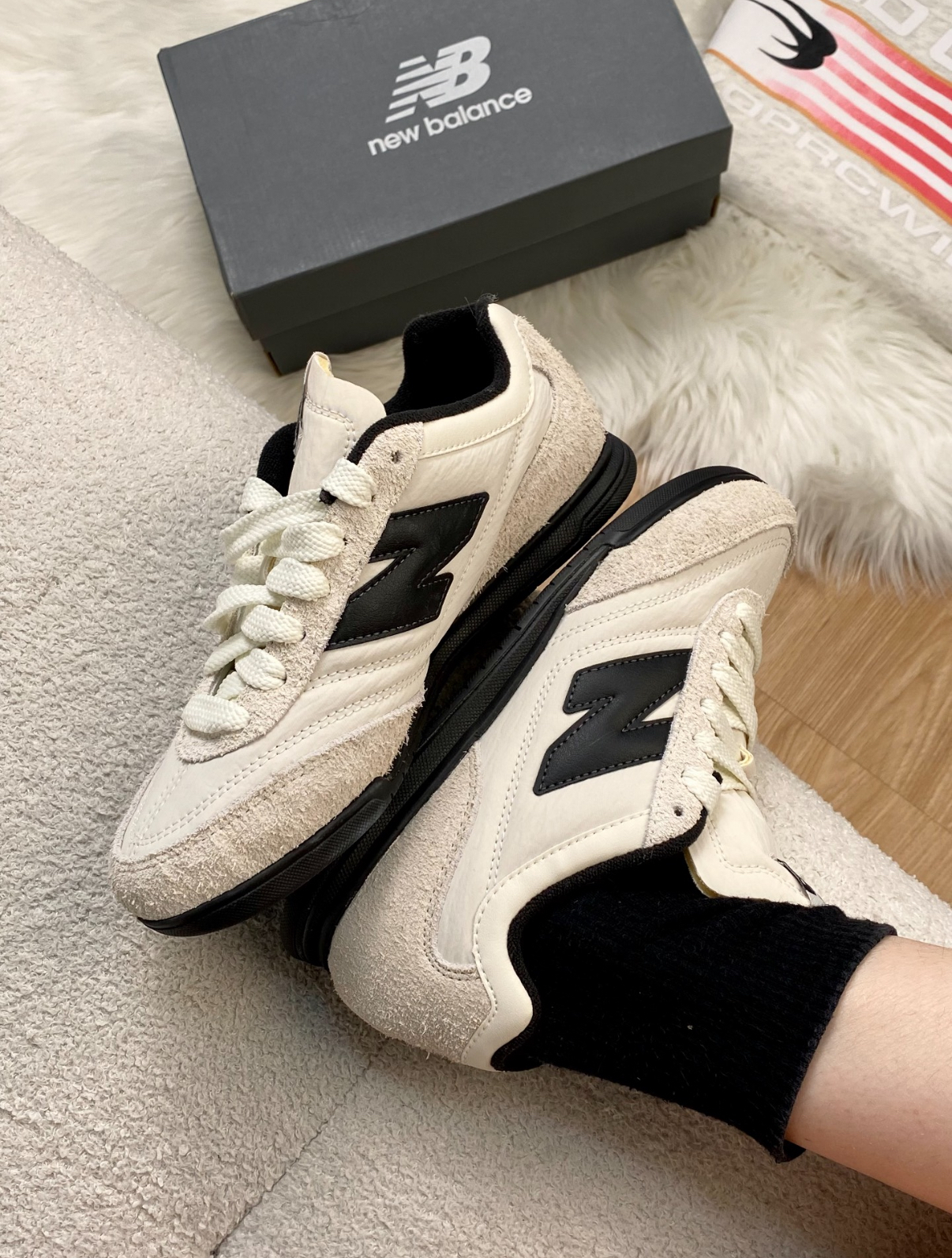 niko and… x New Balance NB RC42黑白 灰白 麂皮 運動鞋 毛邊 URC42NAL/預購