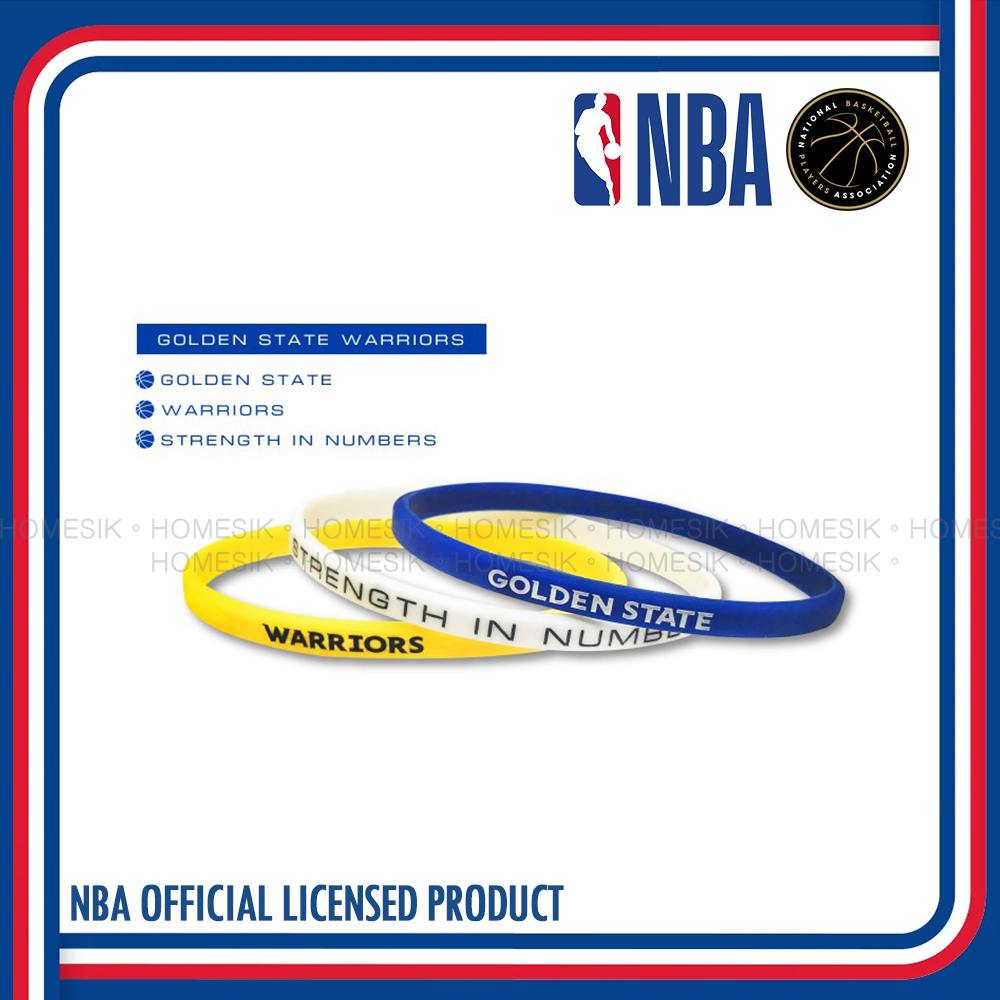 金州勇士隊 紀念矽膠手帶 (三條裝)