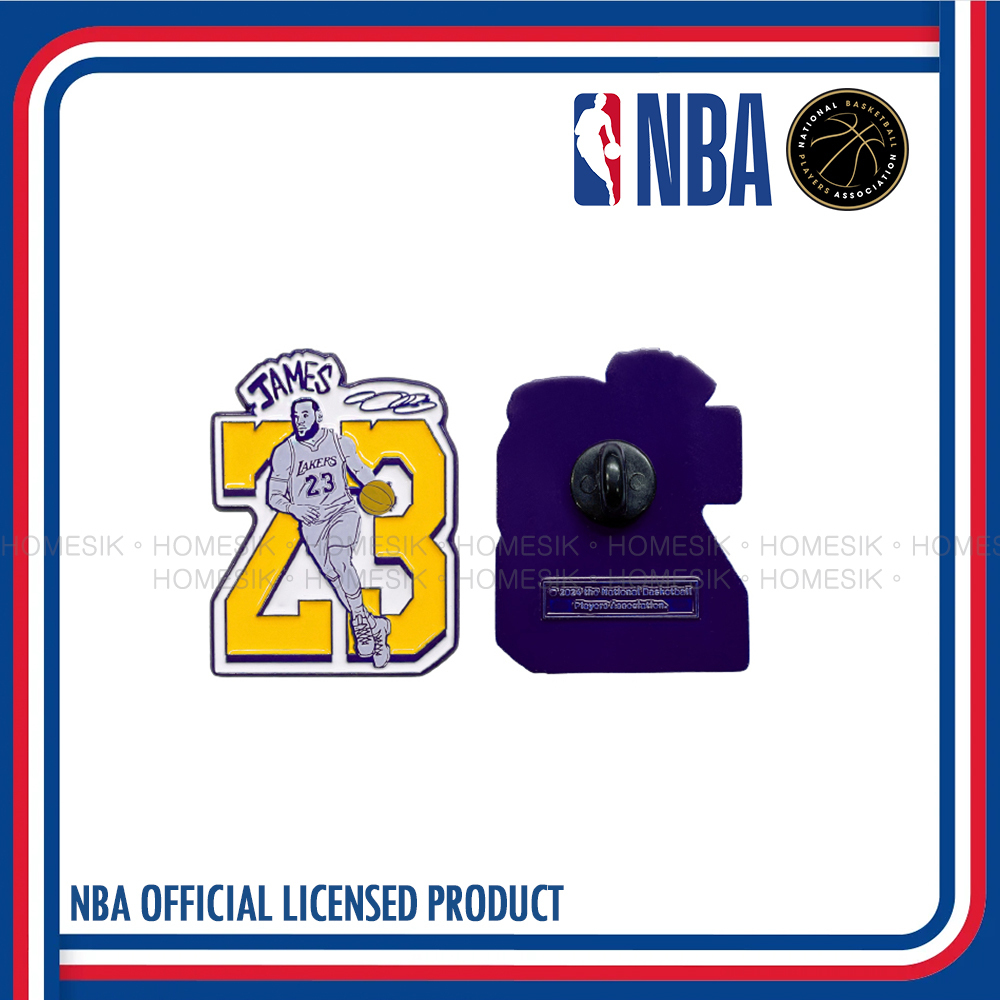 LeBron James 特別版形象彩色徽章 洛杉磯湖人 勒邦·占士