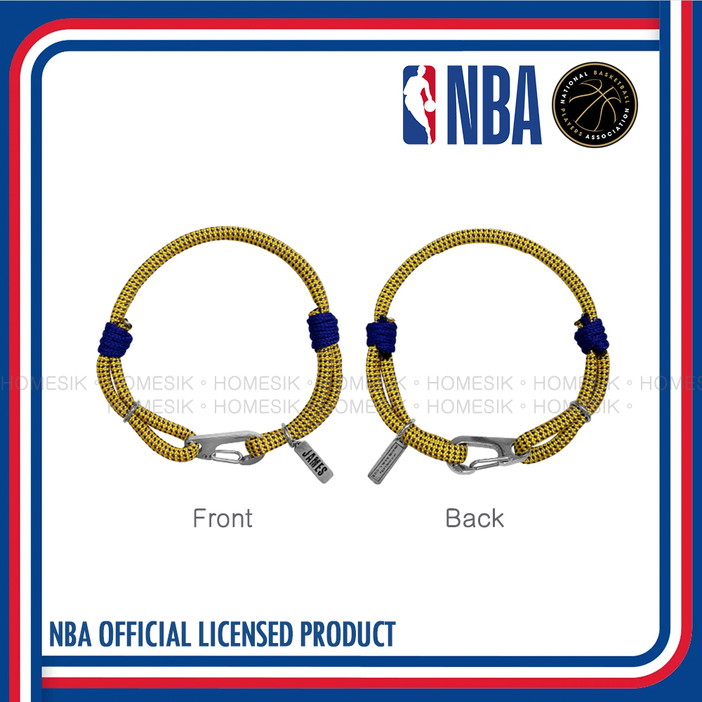 LeBron James 編織可調節手帶 洛杉磯湖人 勒邦·占士 腕帶