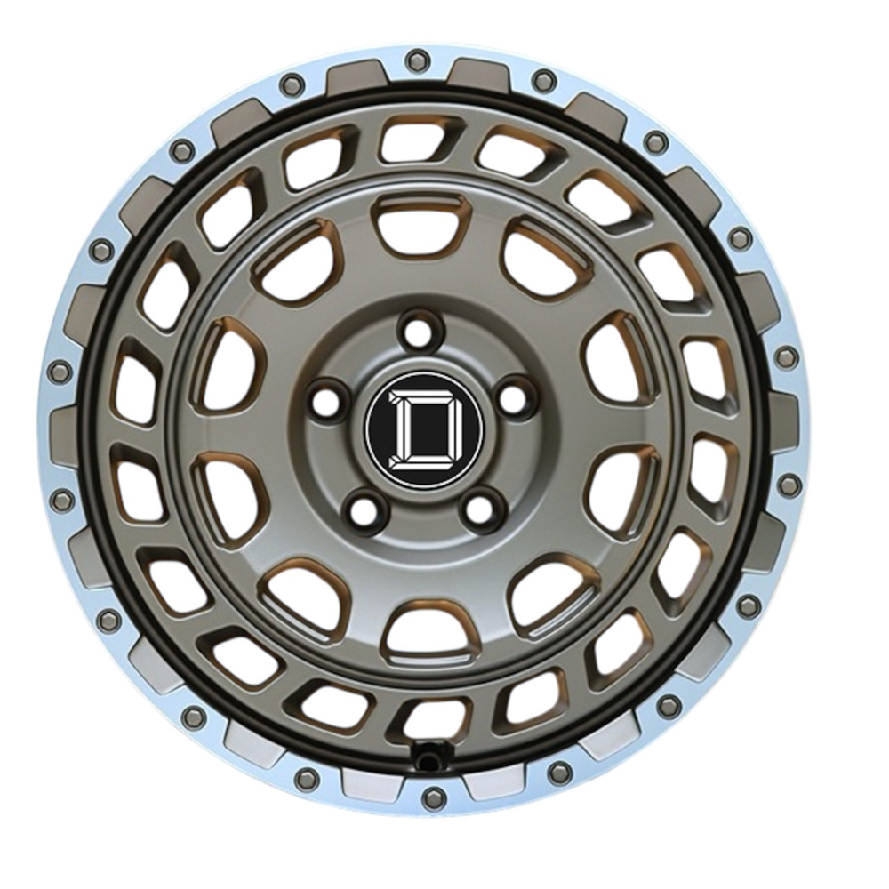 AI Design-D DX2 15吋鋁圈 5/114.3-15吋5.5J ET40 消光古銅+車邊 鋁圈 適用車款 Veryca 四入組 (安托華)