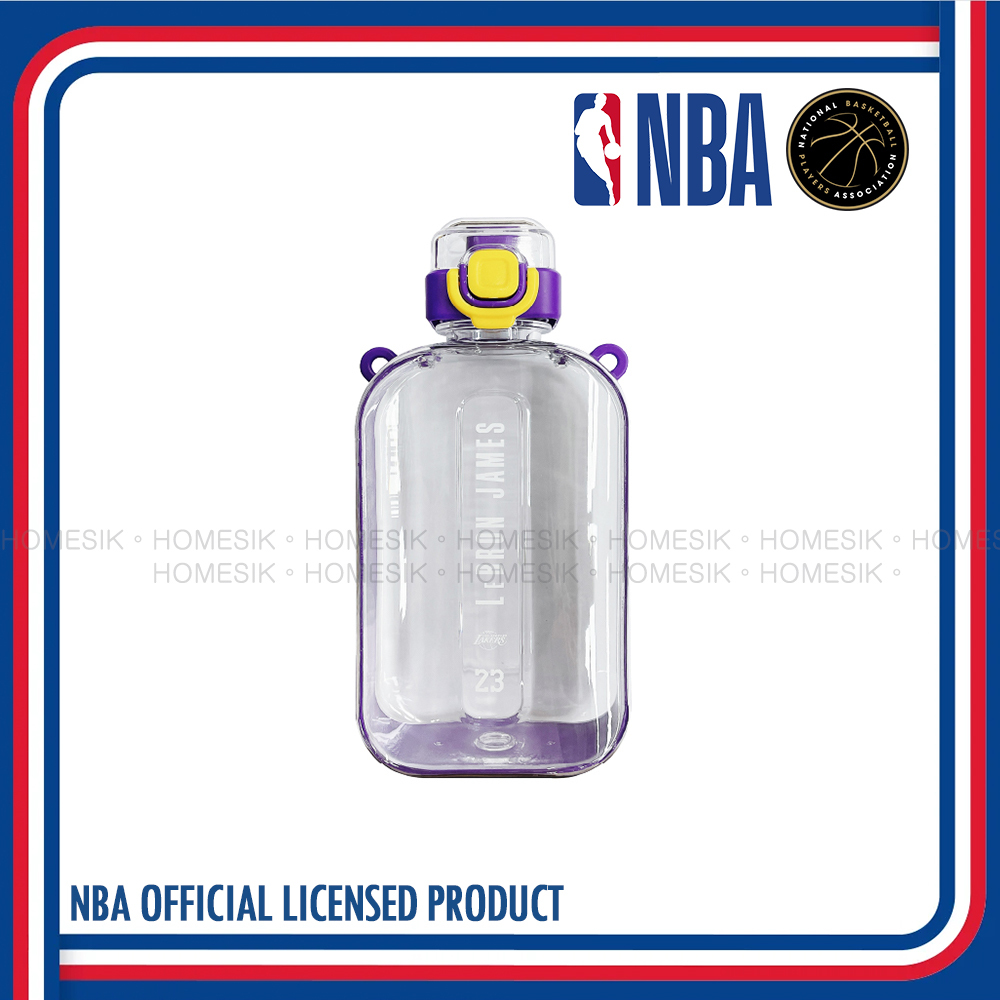 LeBron James 透明水壺連揹帶 (750毫升) 洛杉磯湖人 勒邦·占士