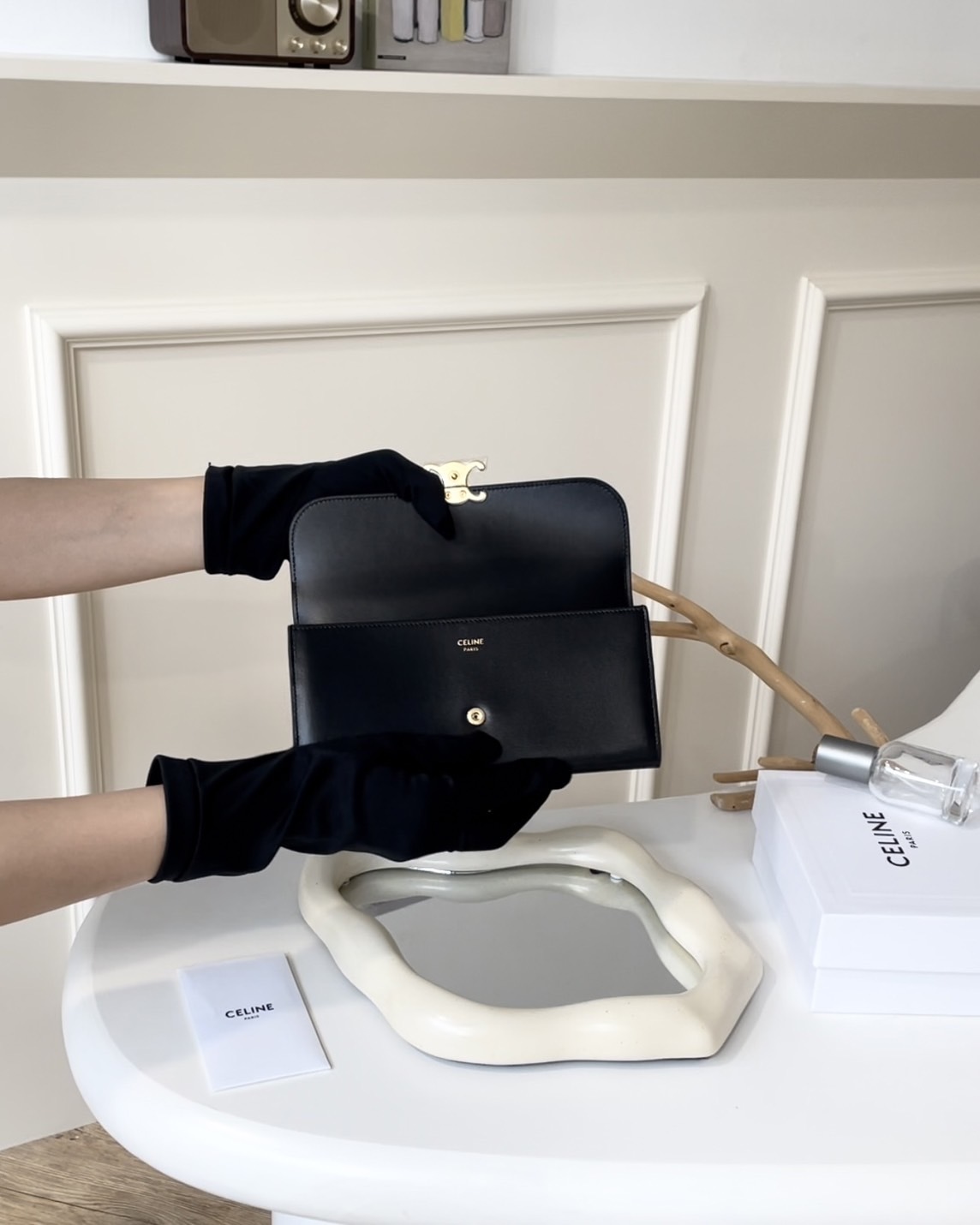 CELINE｜凱旋門長夾 黑色