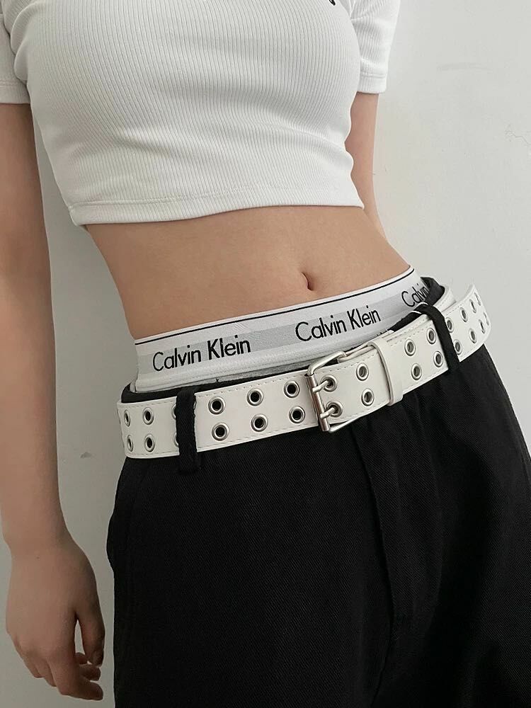 (GOAL) 龐克 歐美 雙孔 洞洞皮帶