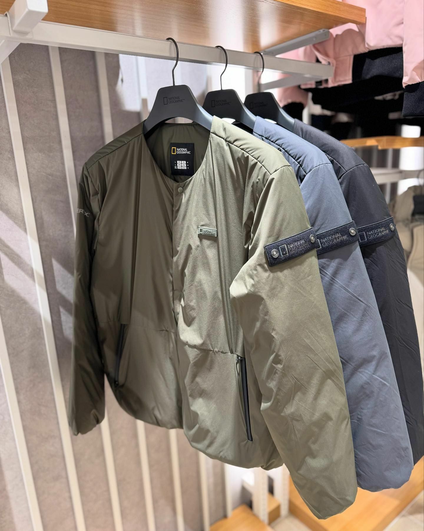 【代購】NATIONAL GEOGRAPHIC 國家地理 輕量 鵝絨 U-shot 開襟 外套 N244MDW240