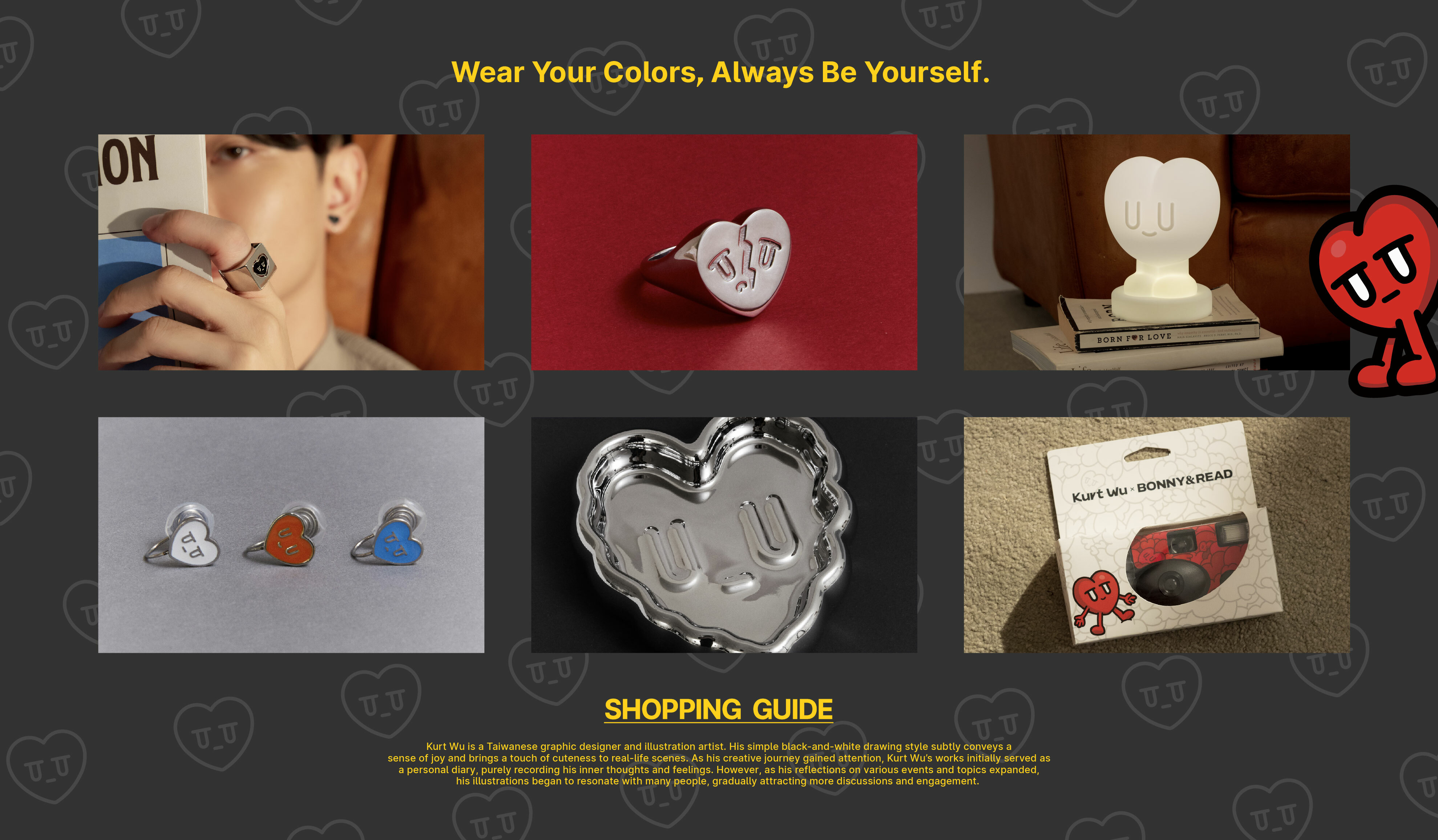 台灣插畫藝術家 Kurt Wu X BONNY&READ-全新聯名飾品企劃