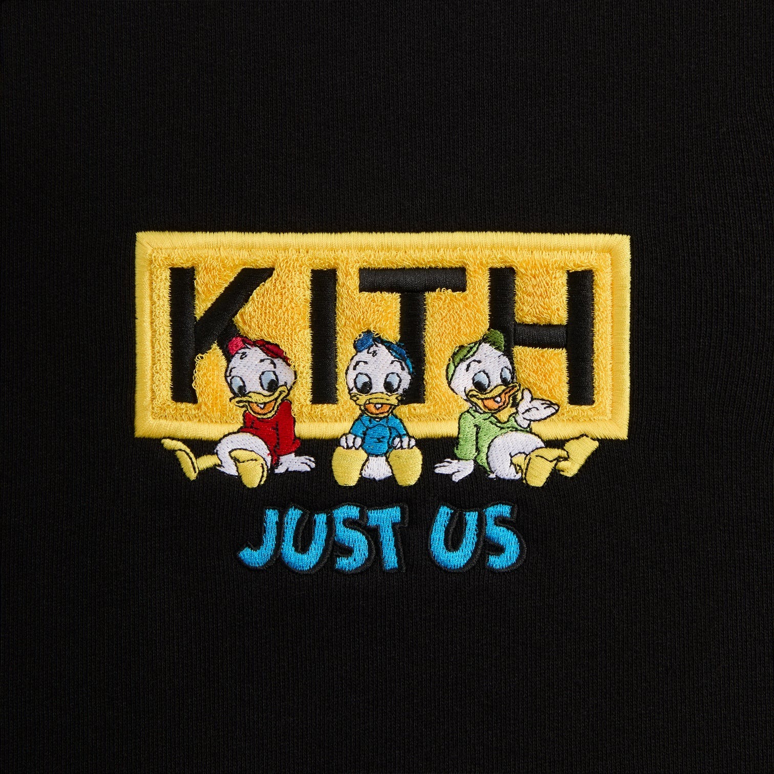 2024AW Disney Kith for Donald Duck Triplets Vintage Nelson Crewneck 三隻小鴨 唐老鴨 BOX LOGO 復古 水洗 大學T 現貨 KHM033127