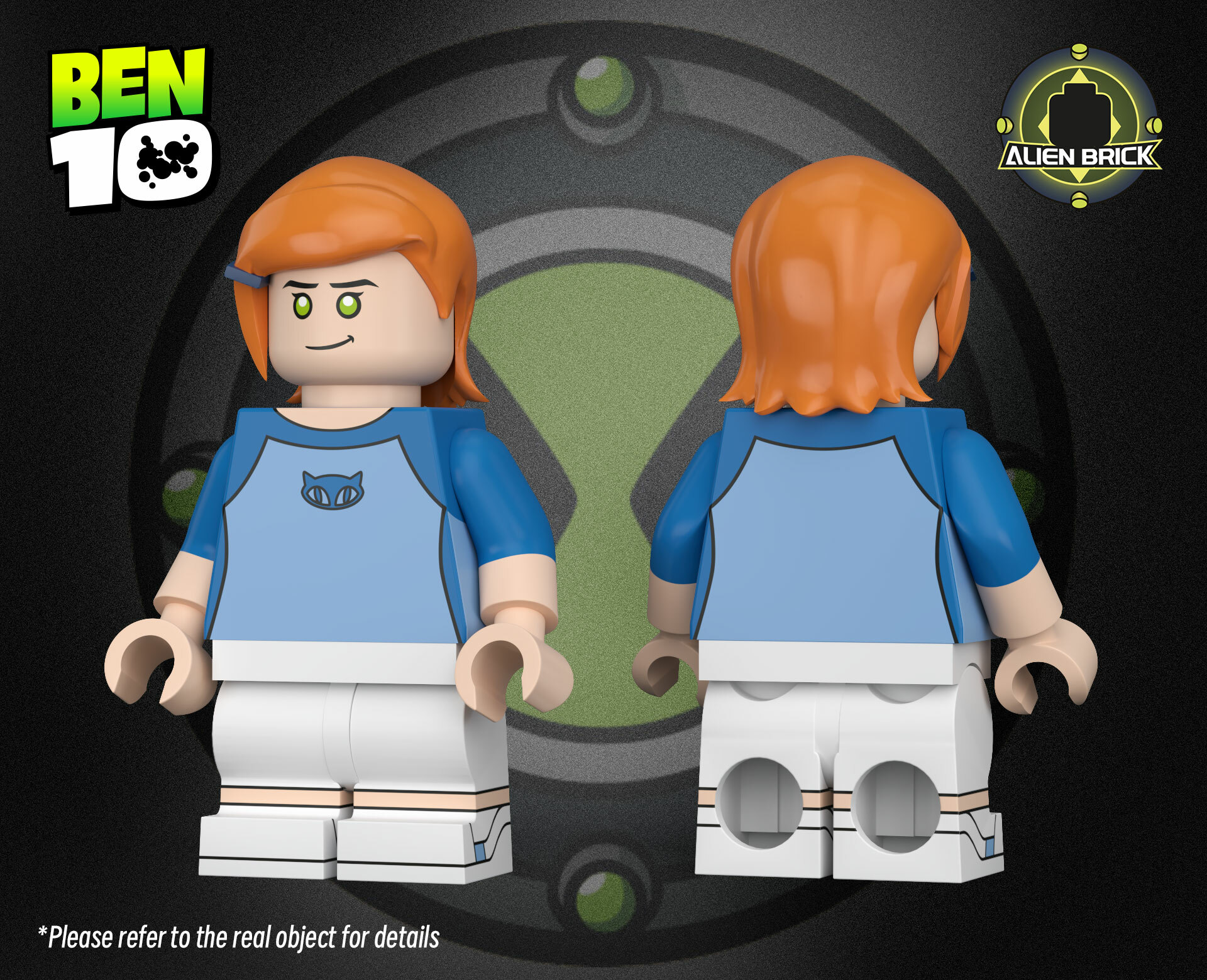 [Alien Brick][Preorder] Ben 10 - Gwen [PADprinted]