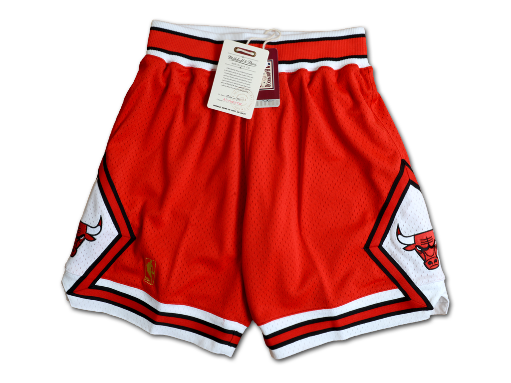Mitchell & Ness 芝加哥公牛隊 1996-1997 球員版 球褲
