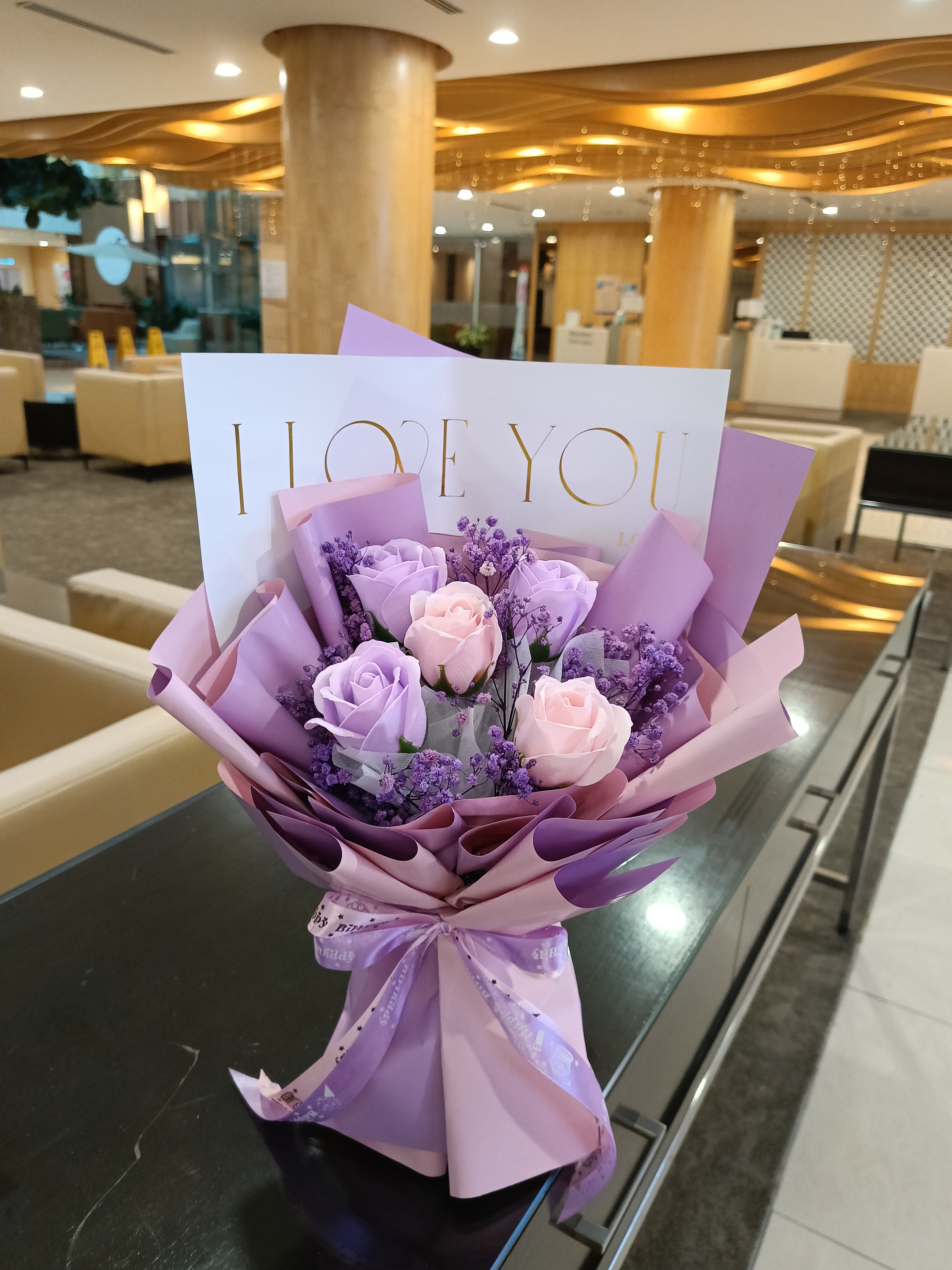 Soap Flower Arrangement - SFA54