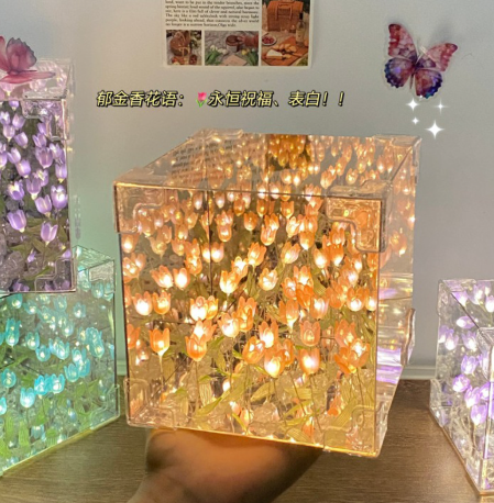 郁金香小夜灯20朵花