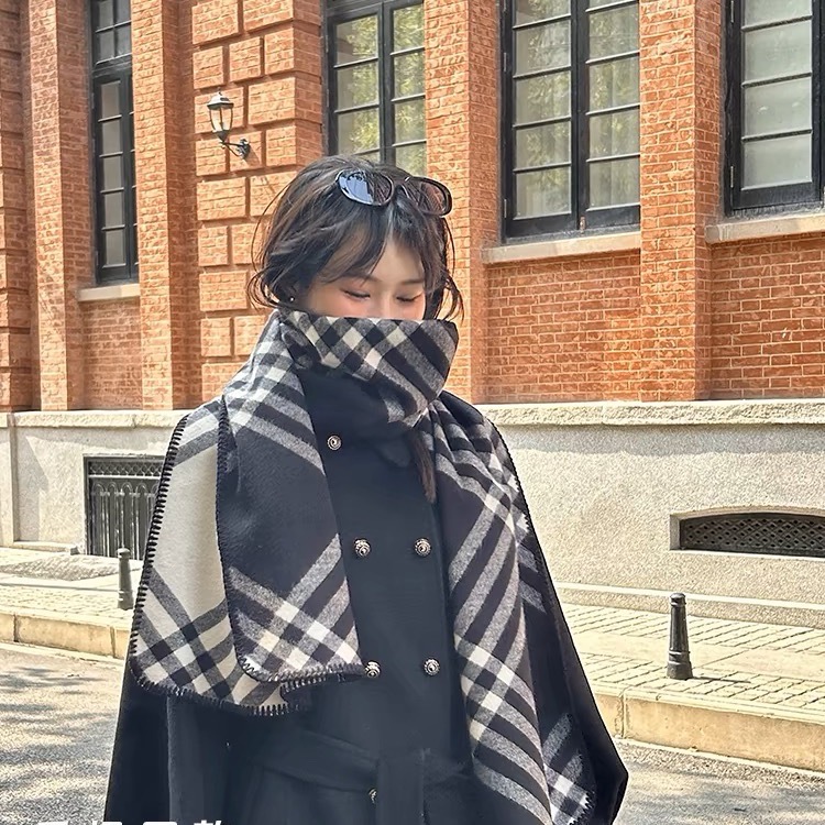 蘇格蘭格紋圍巾/三色